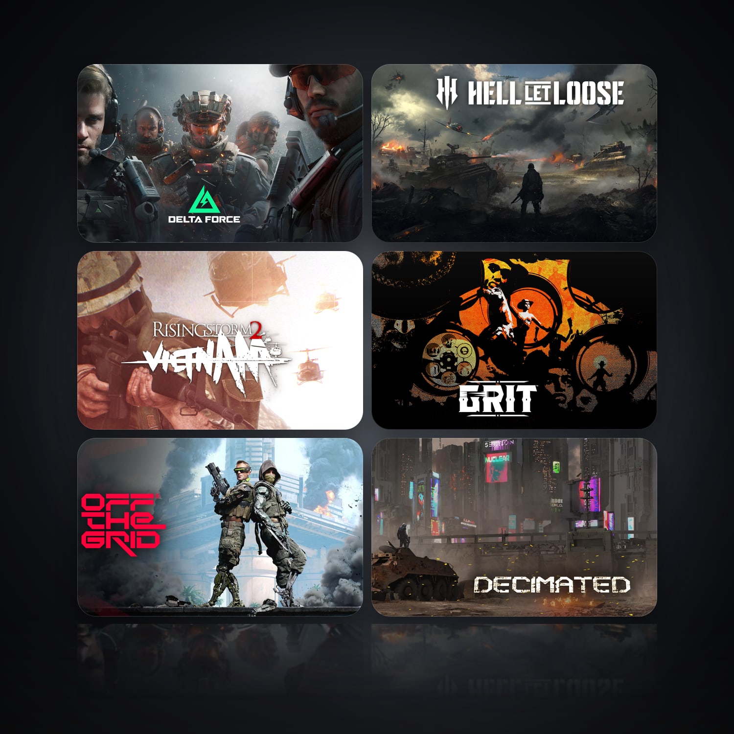 Delta Force & Hell Let Loose | 7 Games — HabibiAccounts
