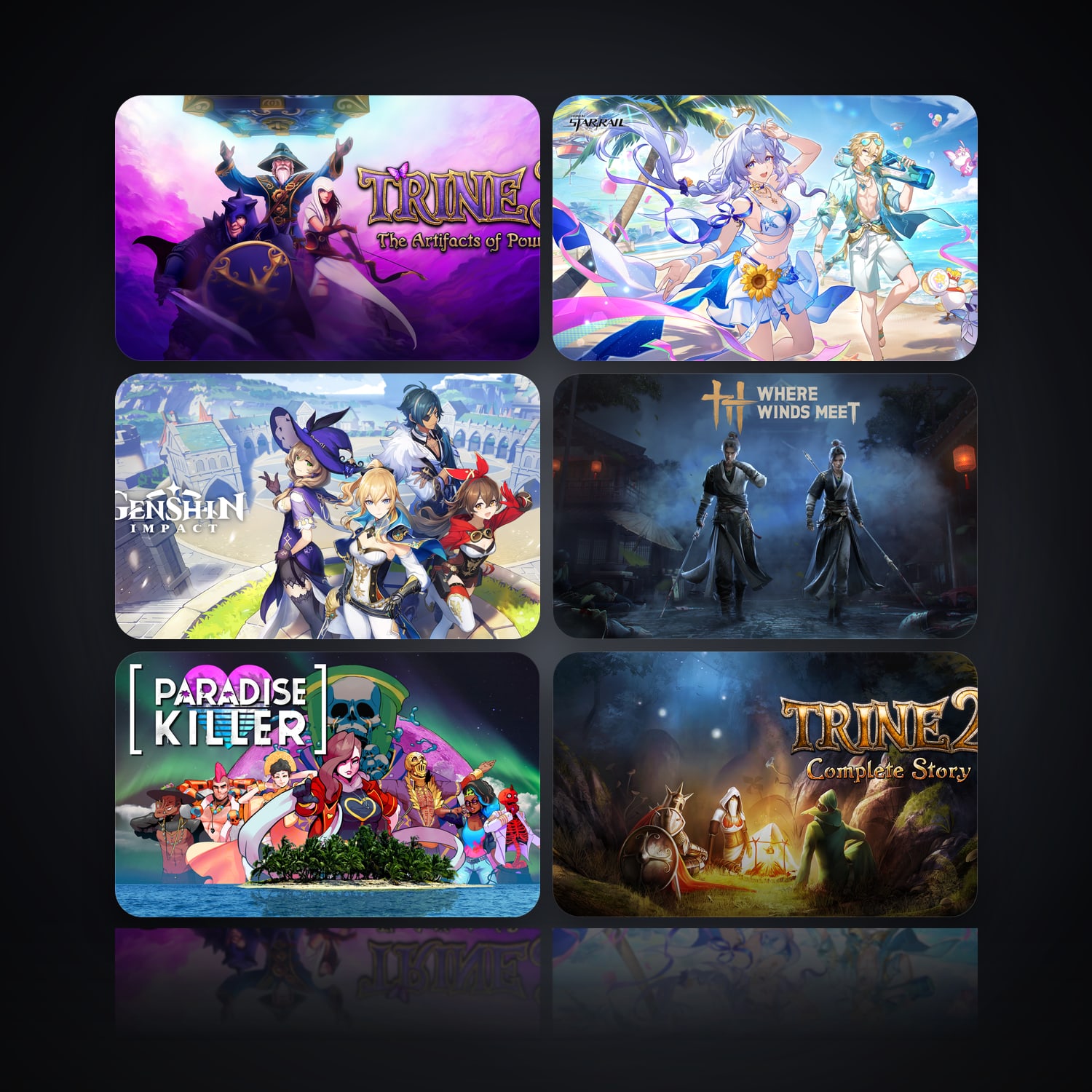 Trine 3: The Artifacts of Power & Honkai: Star Rail | 20 Games — HabibiAccounts
