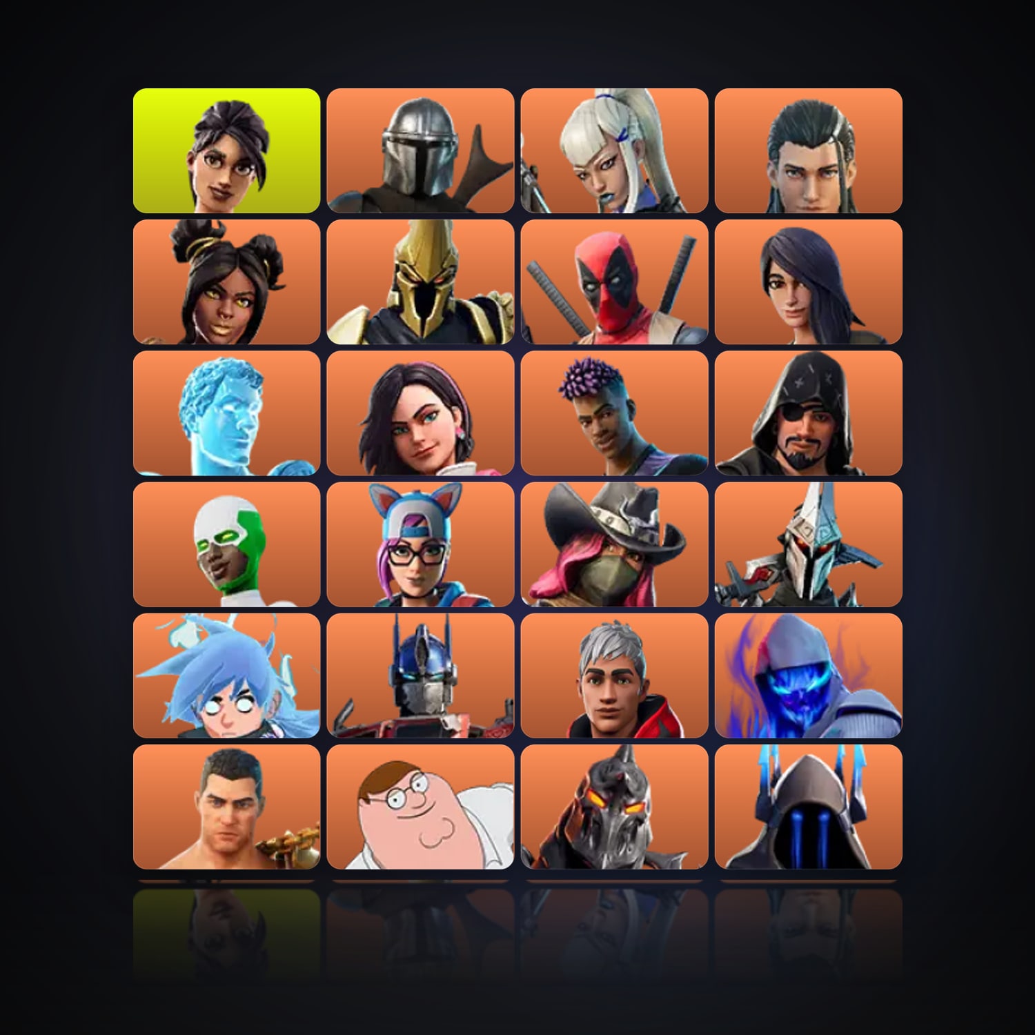 Fortnite | 206 Skins | 450 V-Bucks | Level 3188 | 495 Wins — HabibiAccounts