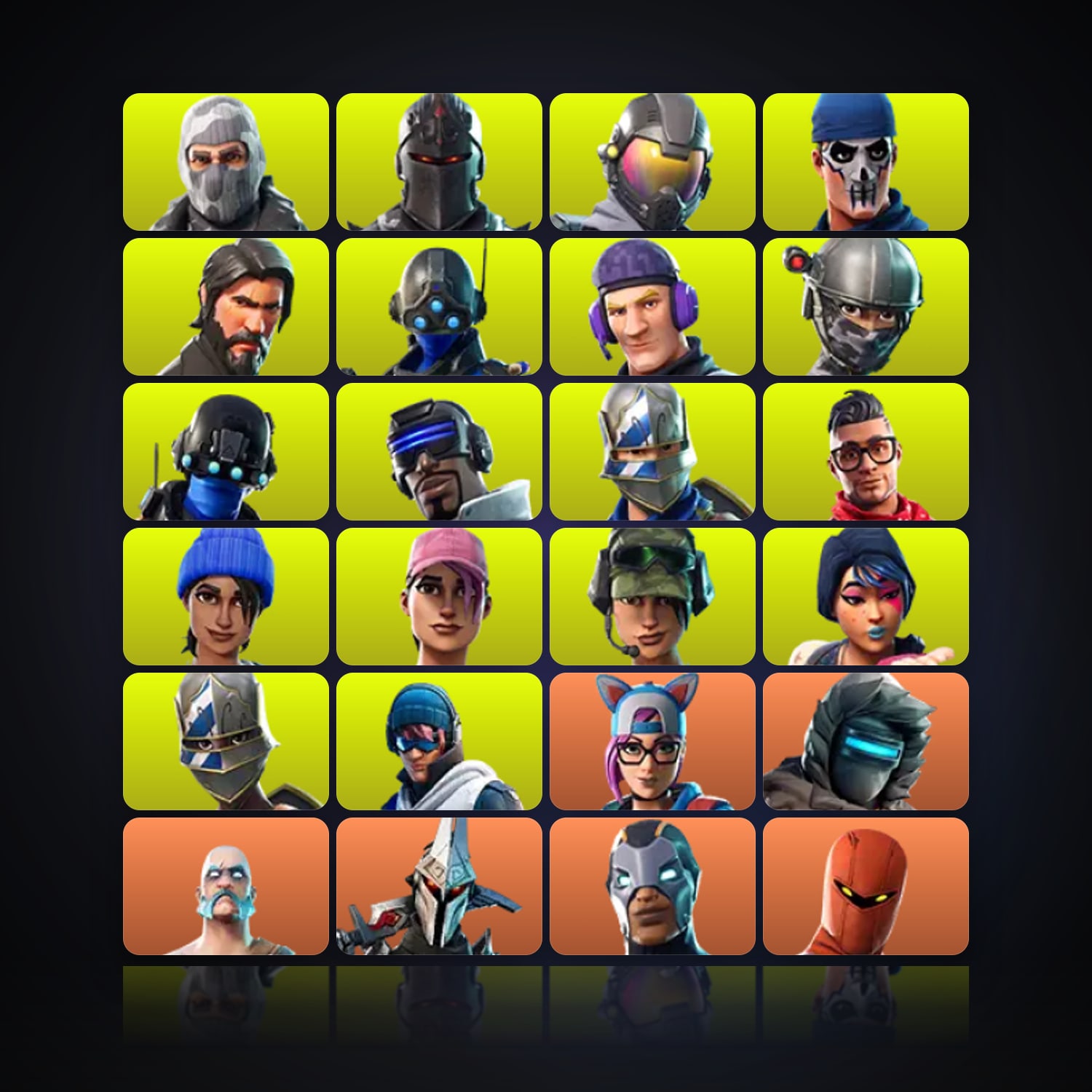 Fortnite | 108 Skins | 200 V-Bucks | Level 1609 | 240 Wins — HabibiAccounts