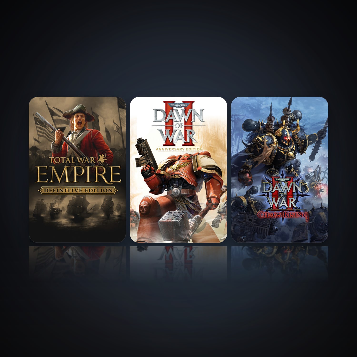 Empire: Total War & Warhammer 40,000: Dawn of War II — HabibiAccounts