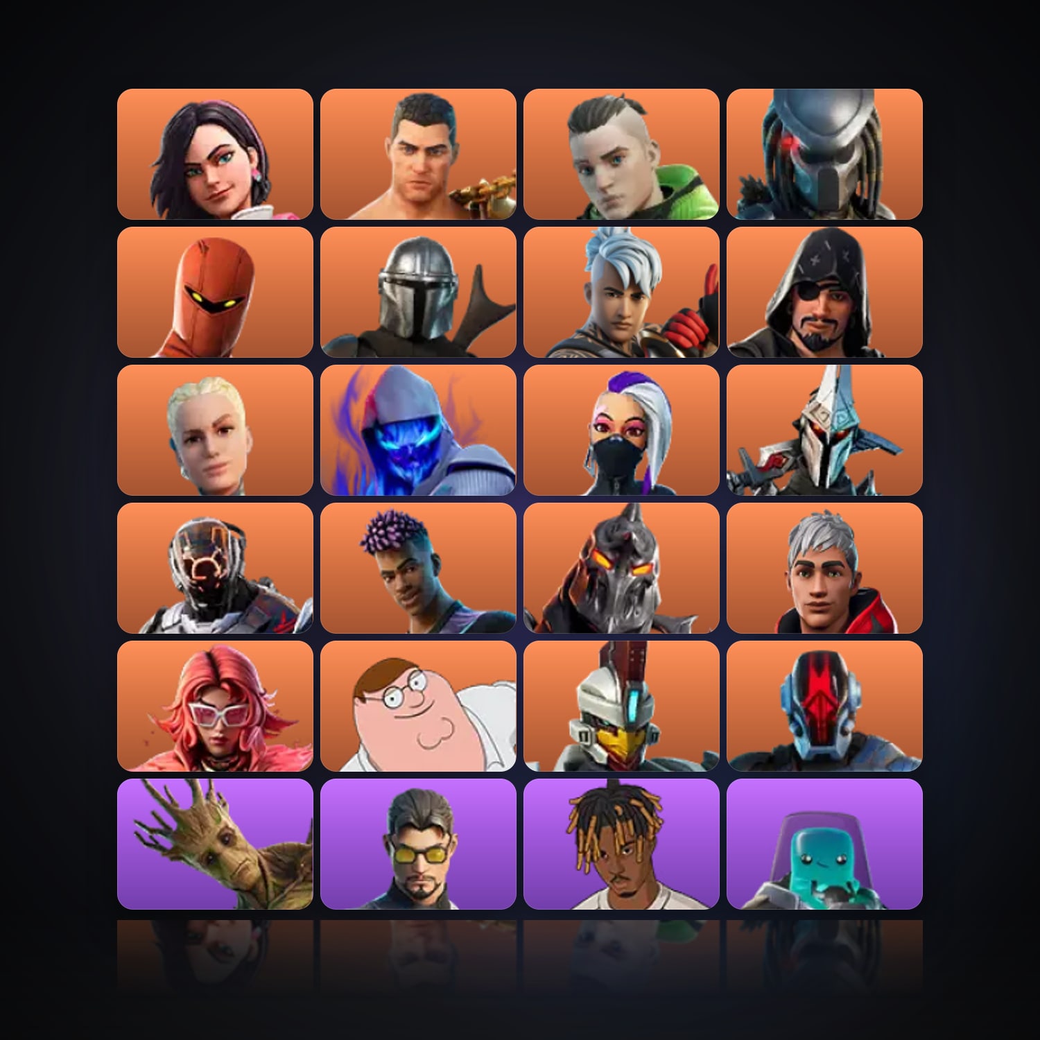 Fortnite | 138 Skins | 50 V-Bucks | Level 6895 | 841 Wins — HabibiAccounts