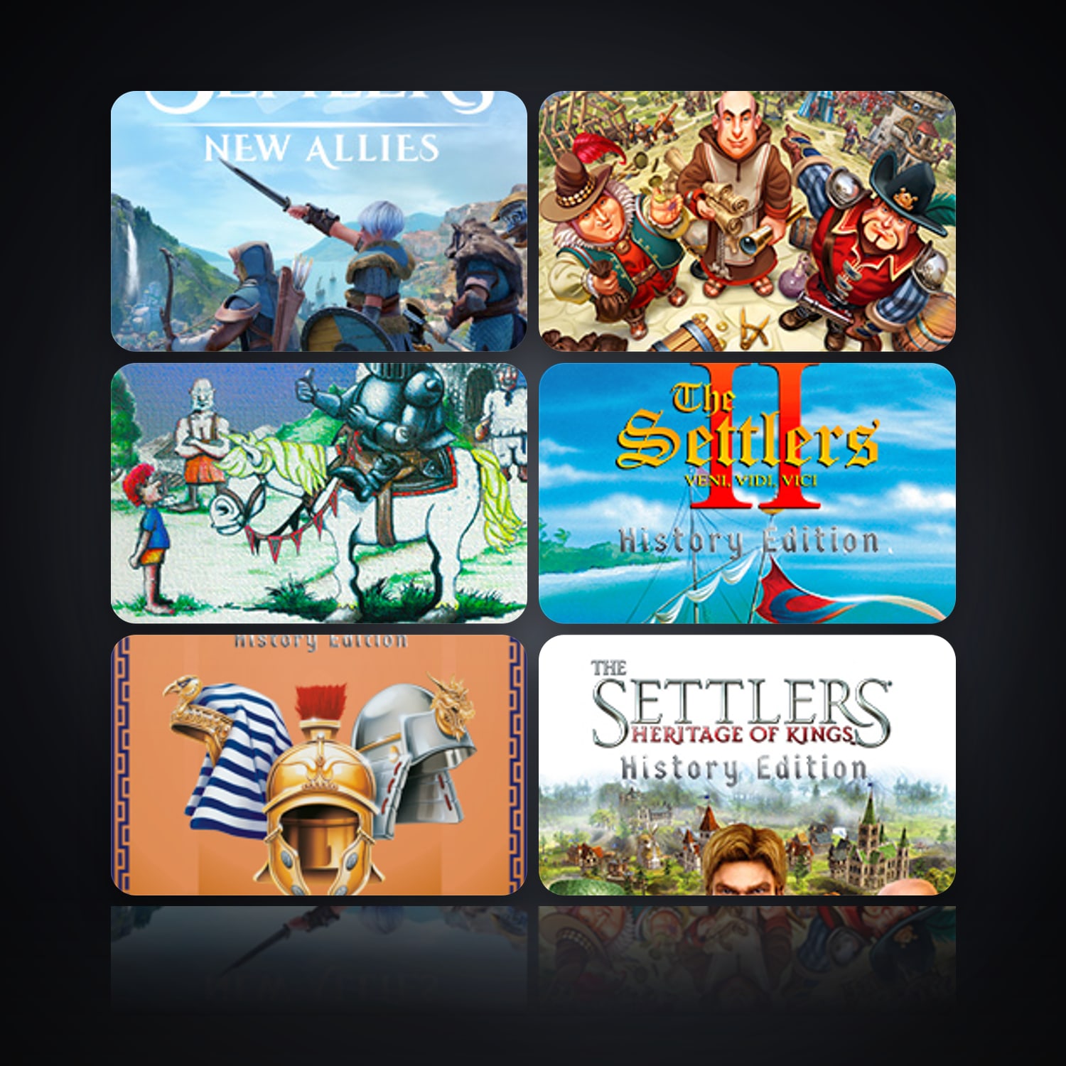 The Settlers: New Allies & The Settlers 7 - History Edition | 8 Games — HabibiAccounts