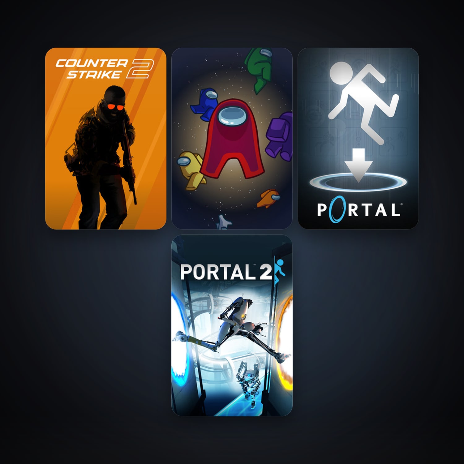 Portal + Portal 2, 5 games, clean — HabibiAccounts