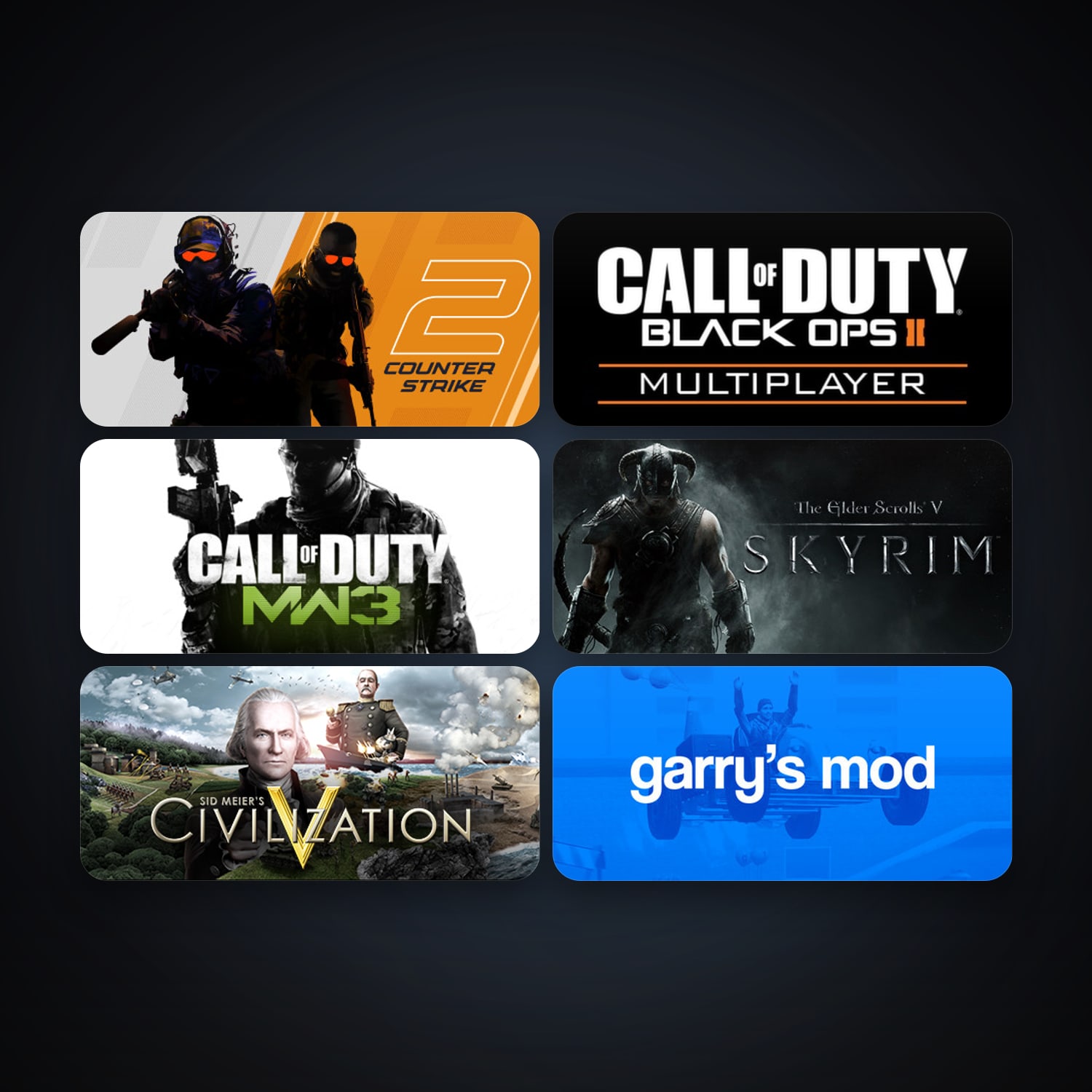 CS2 Prime + Garry's Mod, 21 games, Steam 12, clean — HabibiAccounts