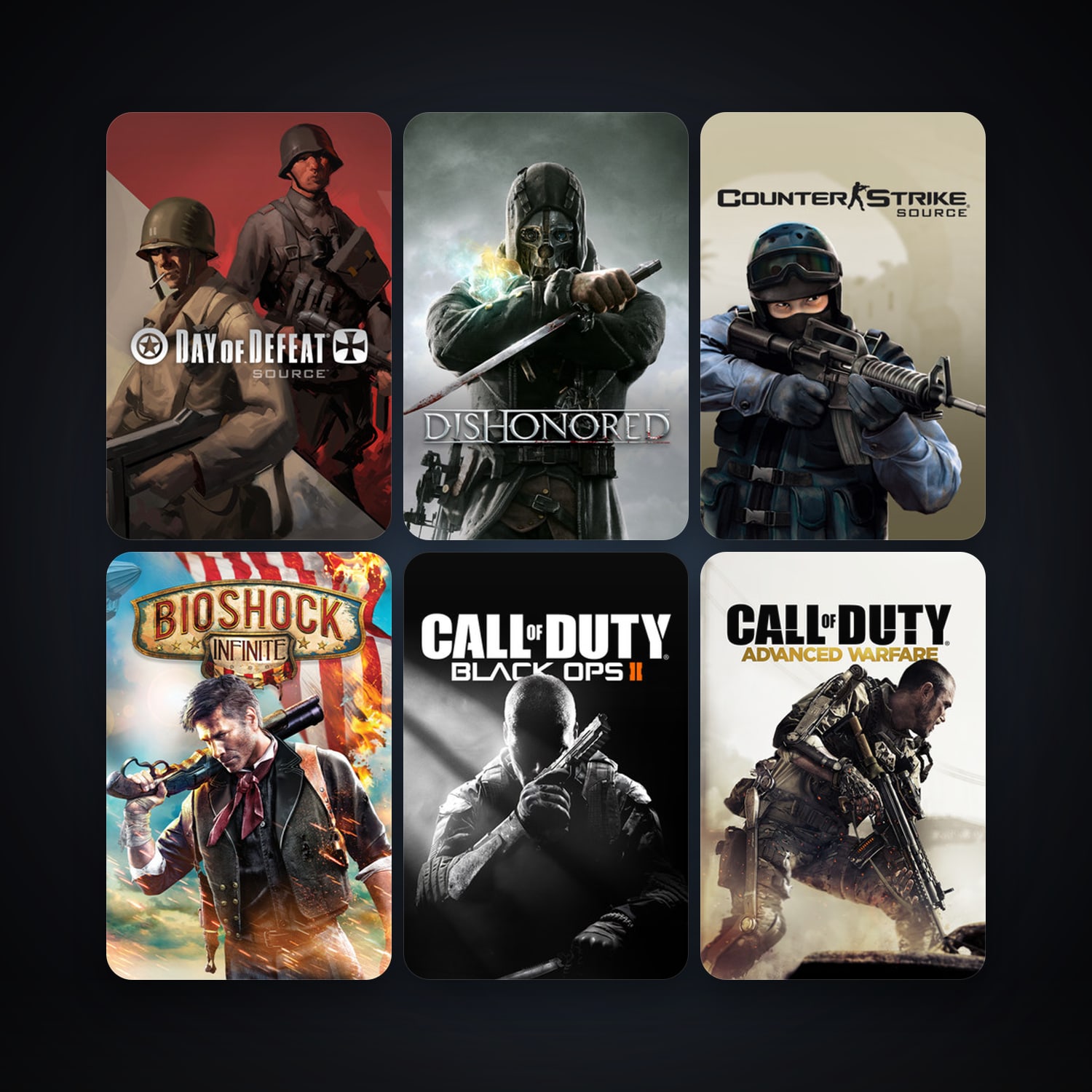 Counter-Strike: Source + Day of Defeat: Source, 15 games, clean — HabibiAccounts