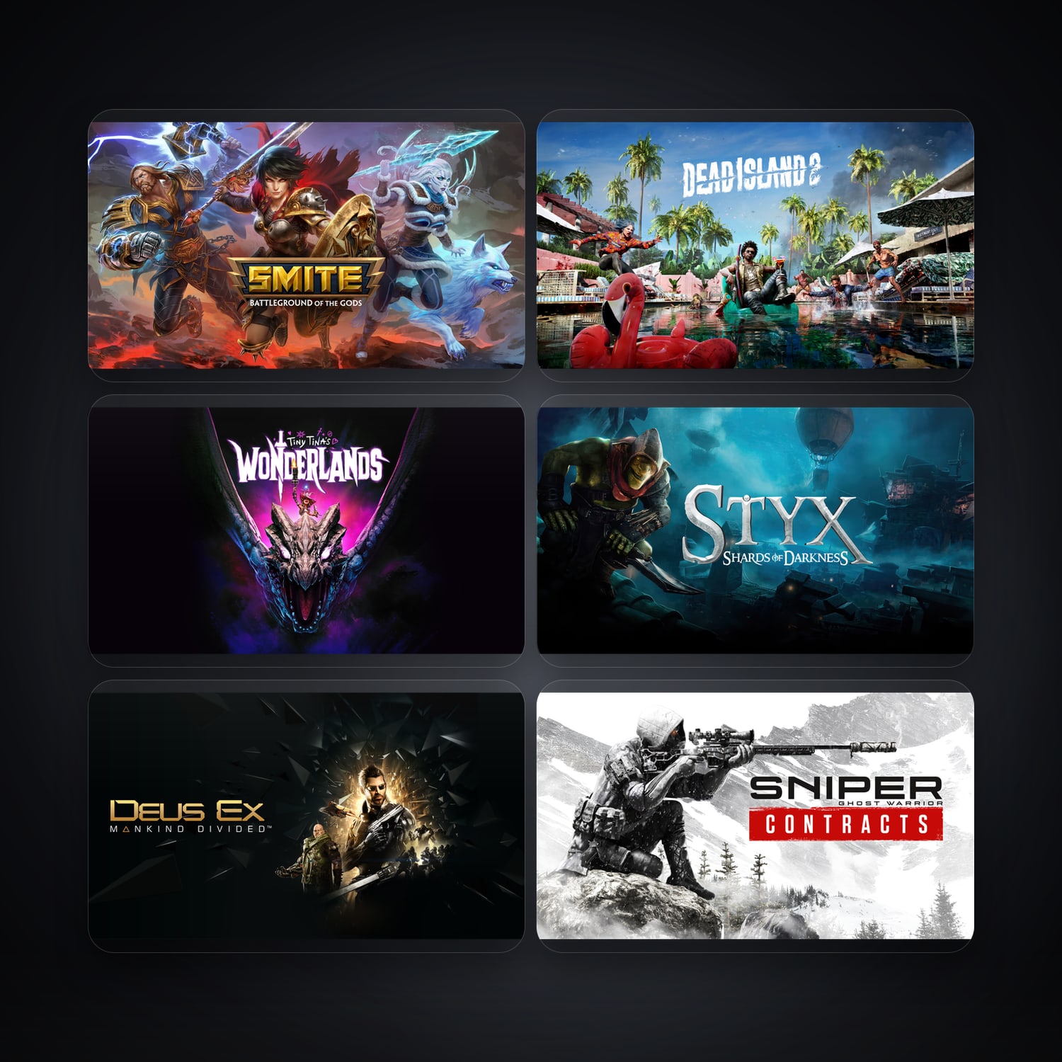 SMITE & Dead Island 2 | 186 Games — HabibiAccounts