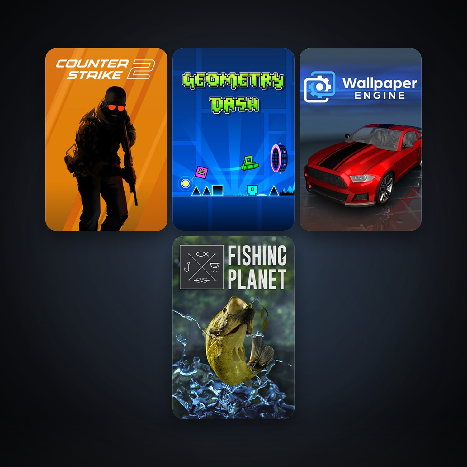 CS2 Prime + Geometry Dash, 8 games, clean — HabibiAccounts