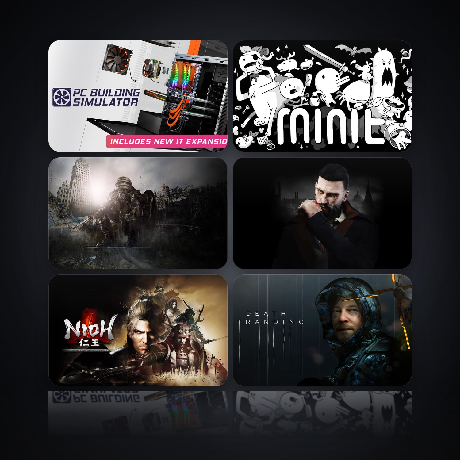 هالحساب إبك فيه PC Building Simulator وMinit، KR، 55 ألعاب — HabibiAccounts