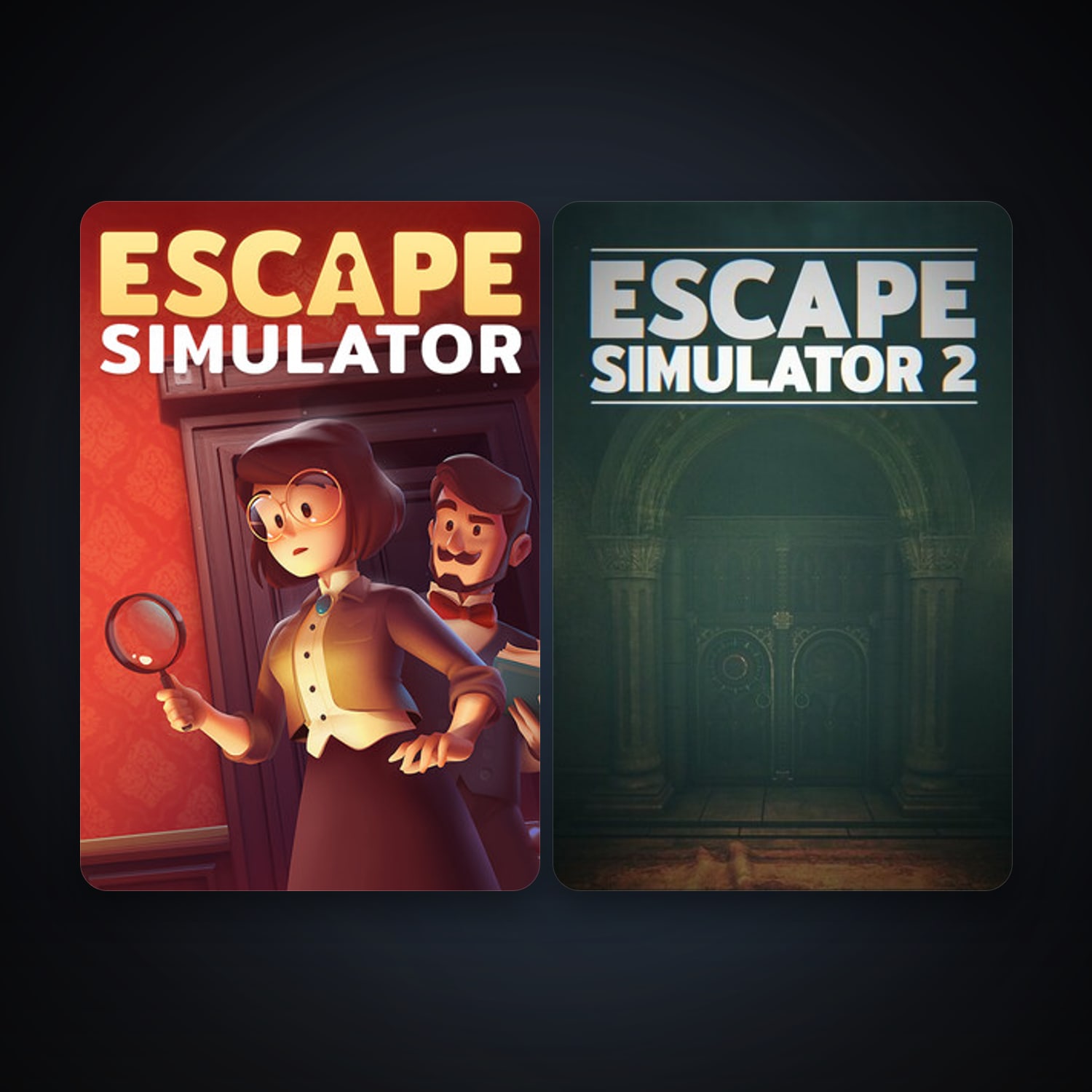 Escape Simulator + Escape Simulator 2, 3 games, clean — HabibiAccounts