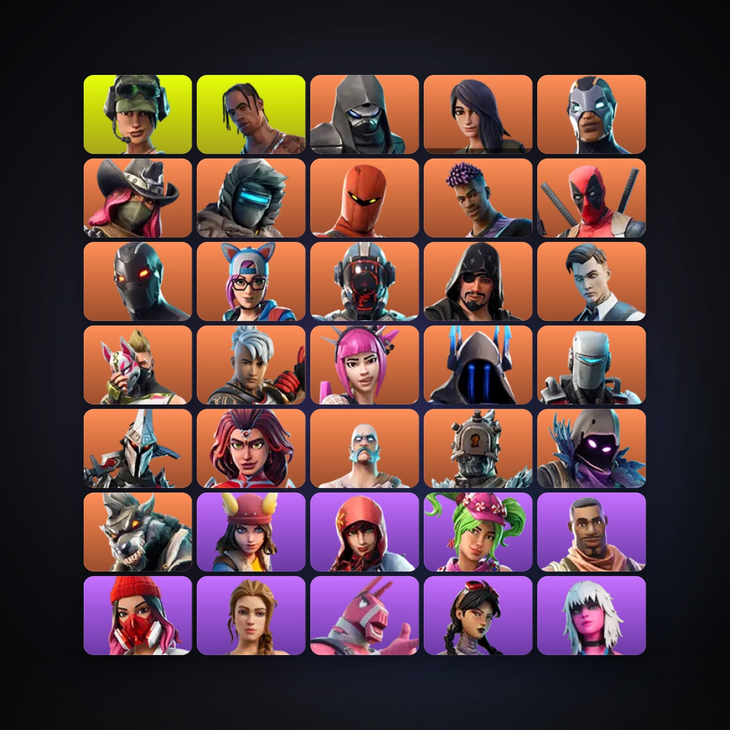 Fortnite | 81 Skins | 300 V-Bucks | Level 1437 | 254 Wins — HabibiAccounts