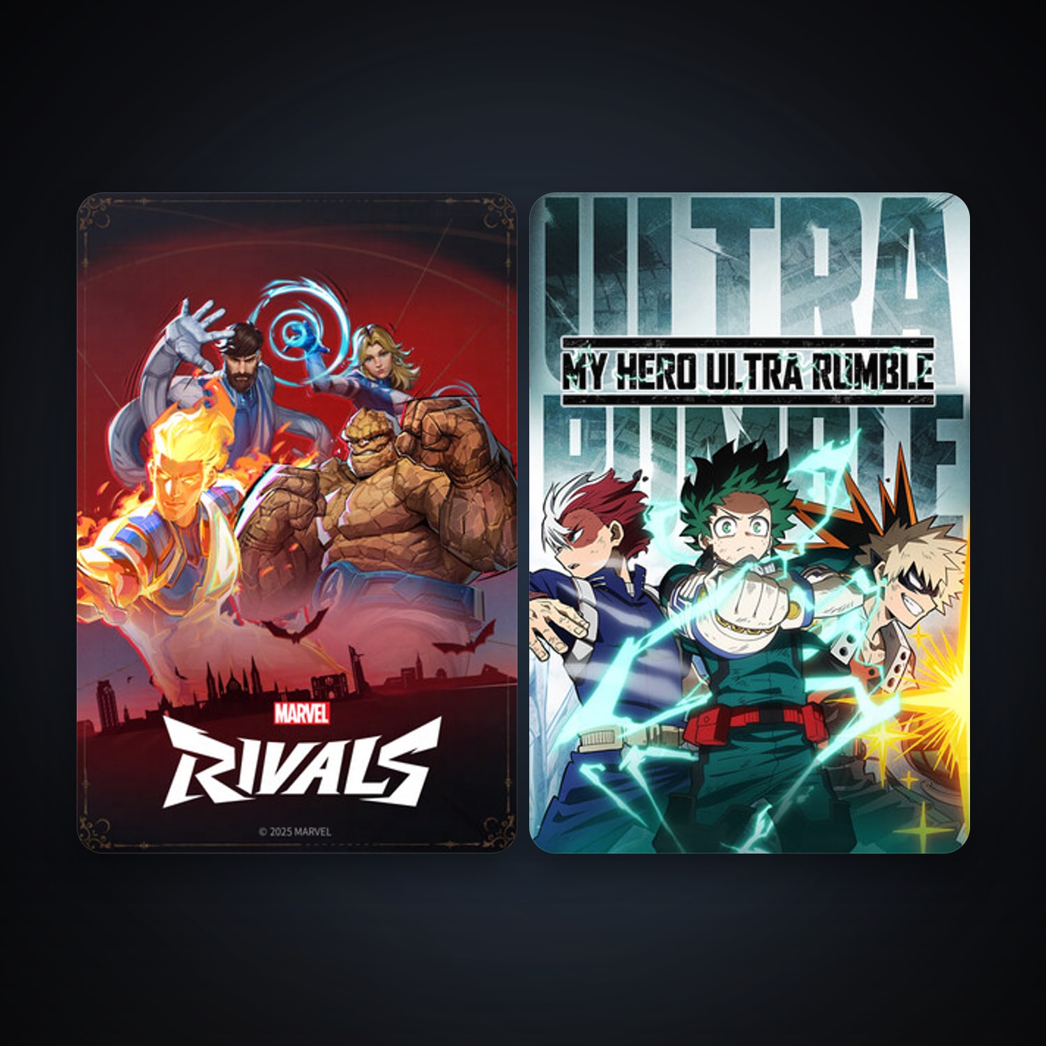 Marvel Rivals & MY HERO ULTRA RUMBLE — HabibiAccounts