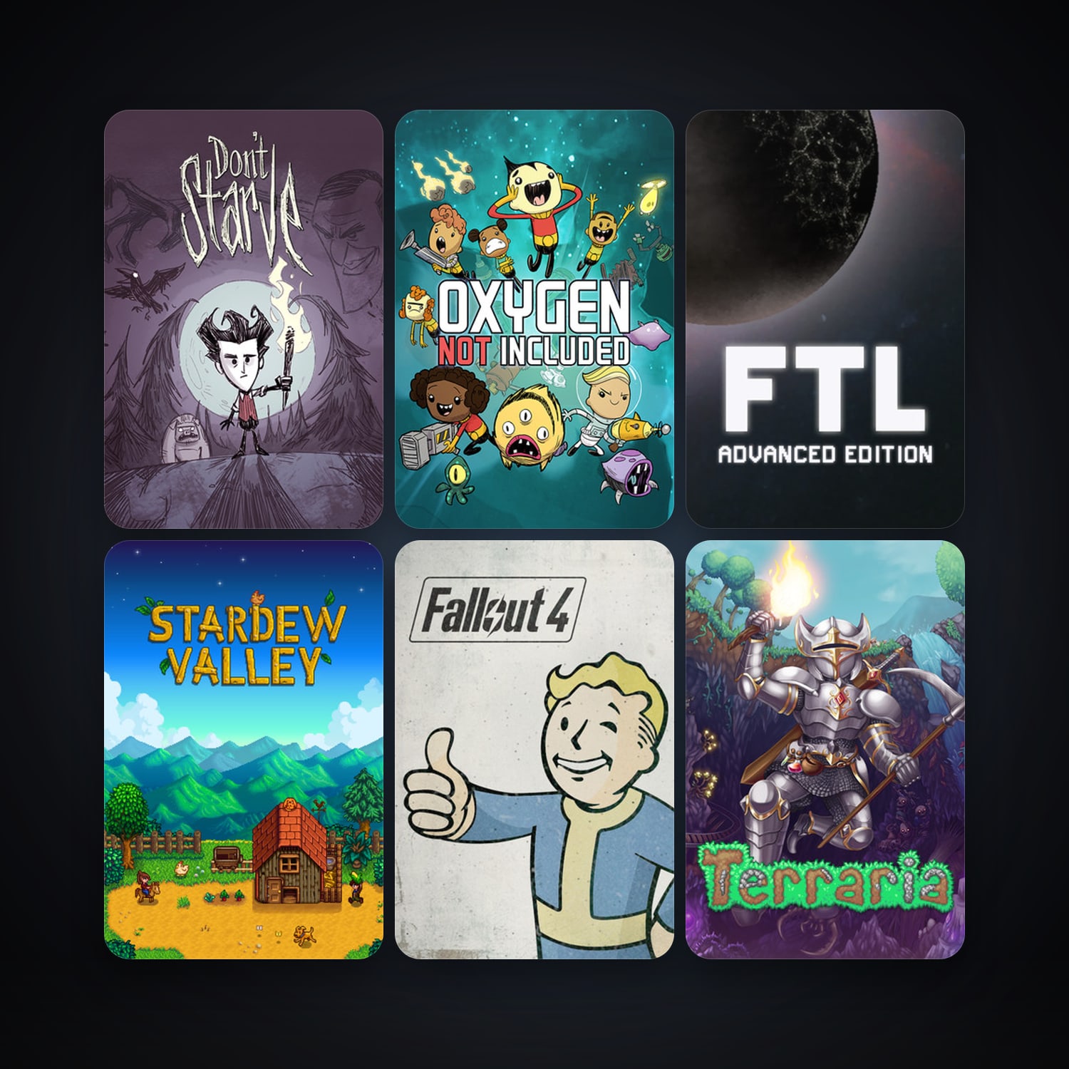 Terraria + FTL: Faster Than Light, 10 games, clean — HabibiAccounts