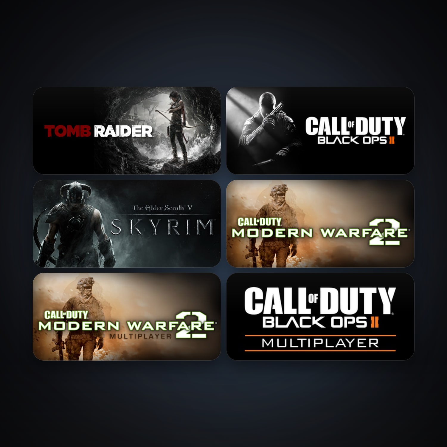 Call of Duty: Modern Warfare 2 (2009) + Call of Duty: Modern Warfare 2 - Multiplayer (2009), 8 games, clean — HabibiAccounts