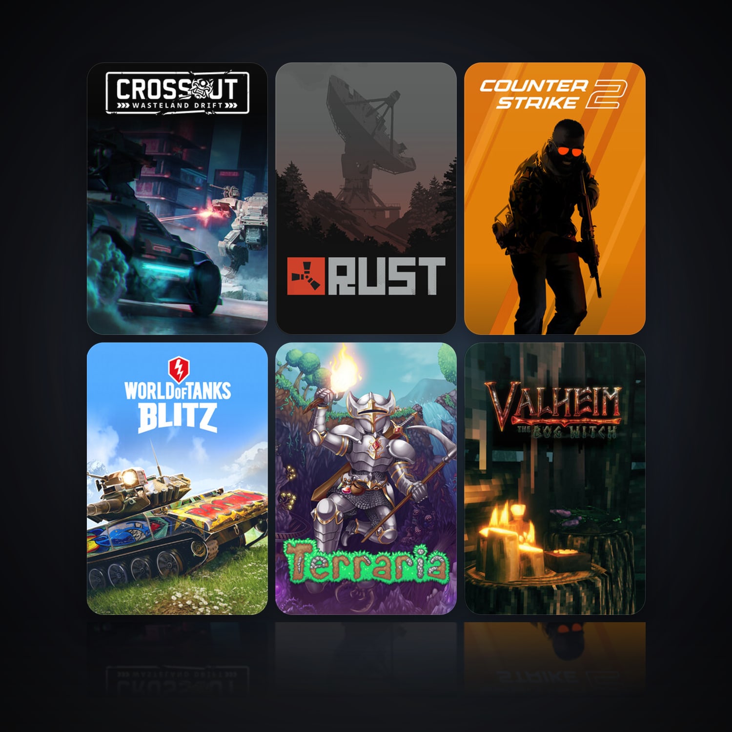 Crossout & Rust | Level 11 | 24 Games | Clean — HabibiAccounts