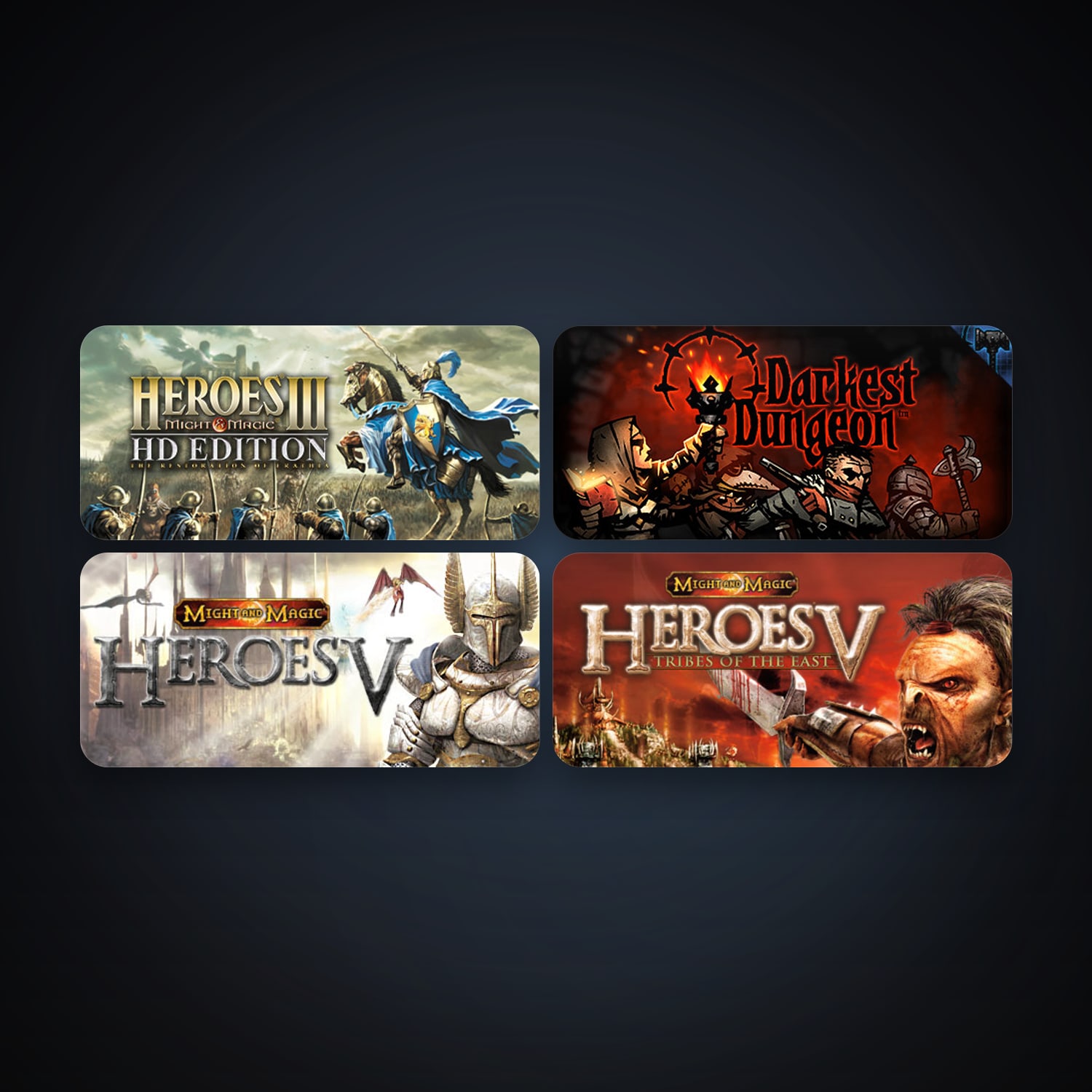 Heroes of Might & Magic V + Heroes of Might & Magic V: Tribes of the East, 5 games, clean — HabibiAccounts