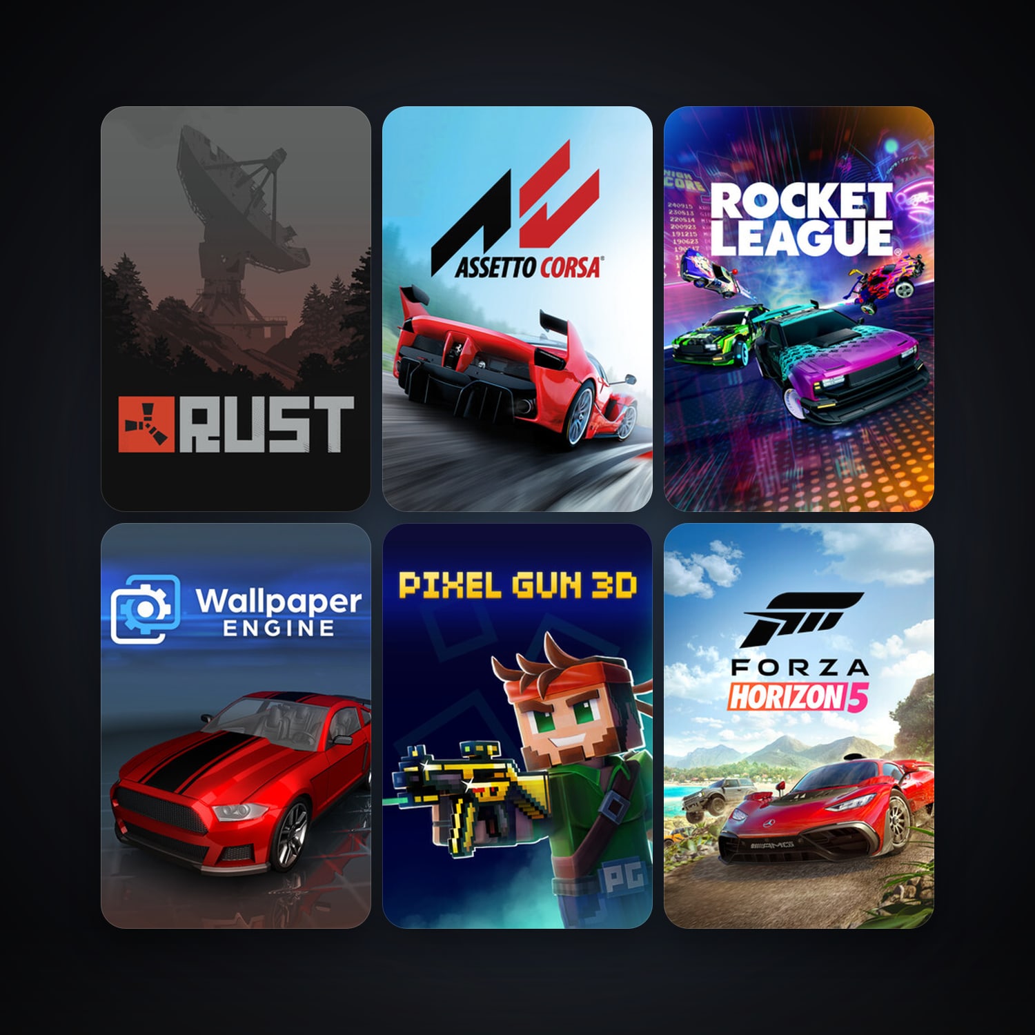 Terraria + Assetto Corsa, 31 games, clean — HabibiAccounts