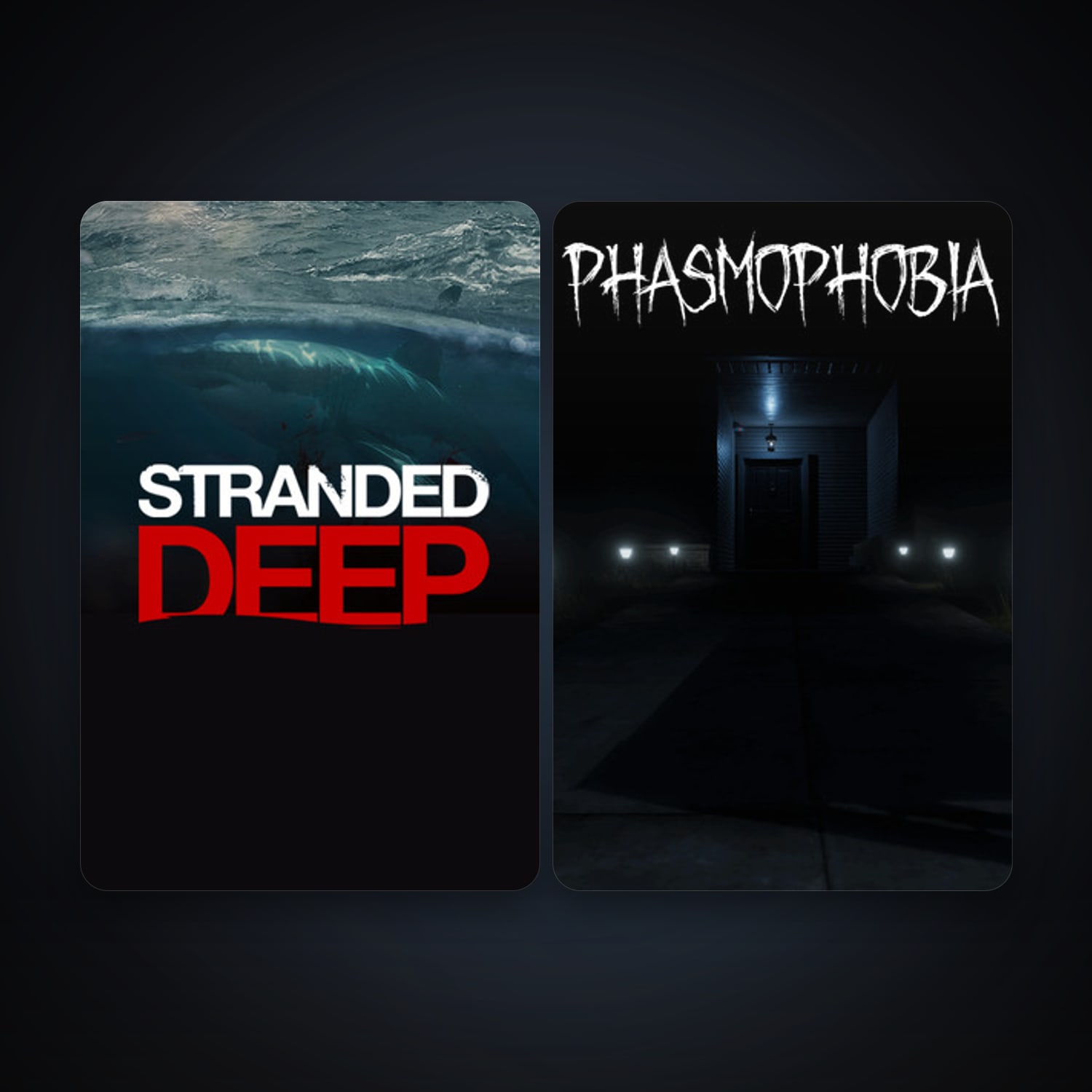Stranded Deep + Phasmophobia, 5 games, clean — HabibiAccounts