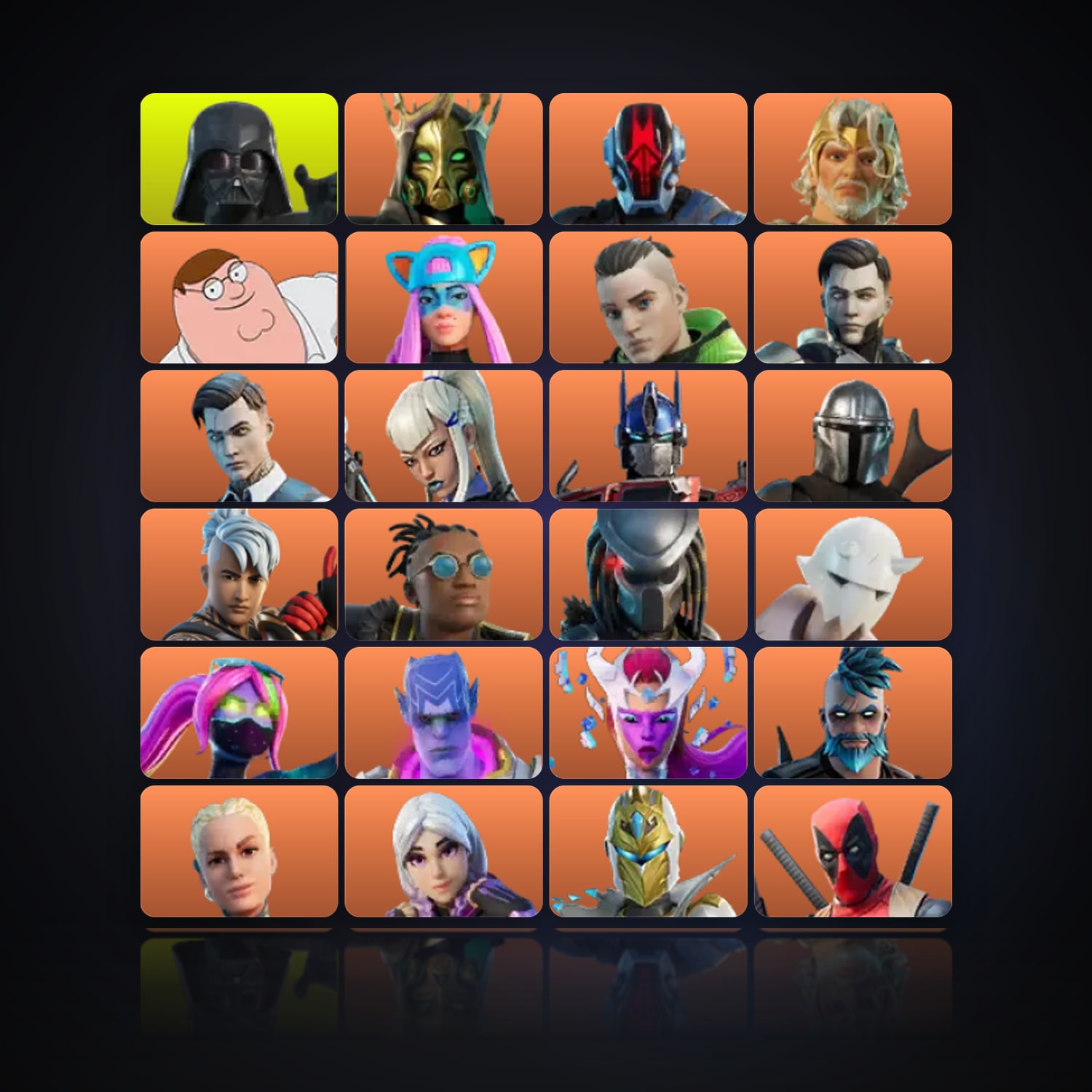 Fortnite | 365 Skins | 3.8K V-Bucks | Level 4725 | 403 Wins — HabibiAccounts