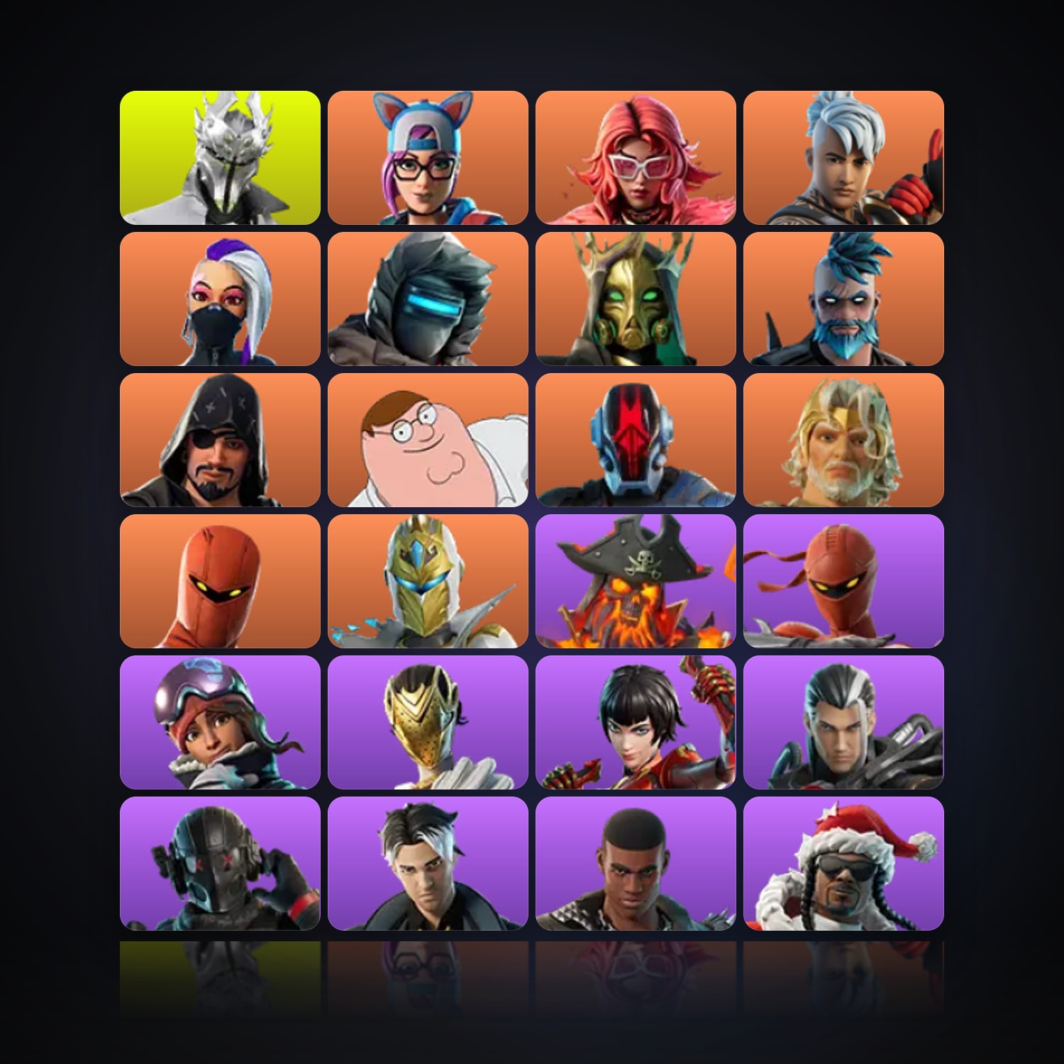 Fortnite | 131 Skins | 300 V-Bucks | Level 1704 | 160 Wins — HabibiAccounts