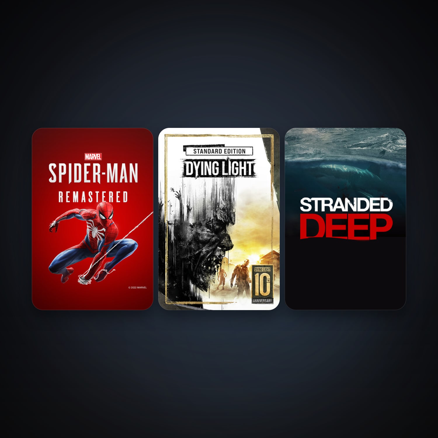 Dying Light + Stranded Deep, 5 games, clean — HabibiAccounts
