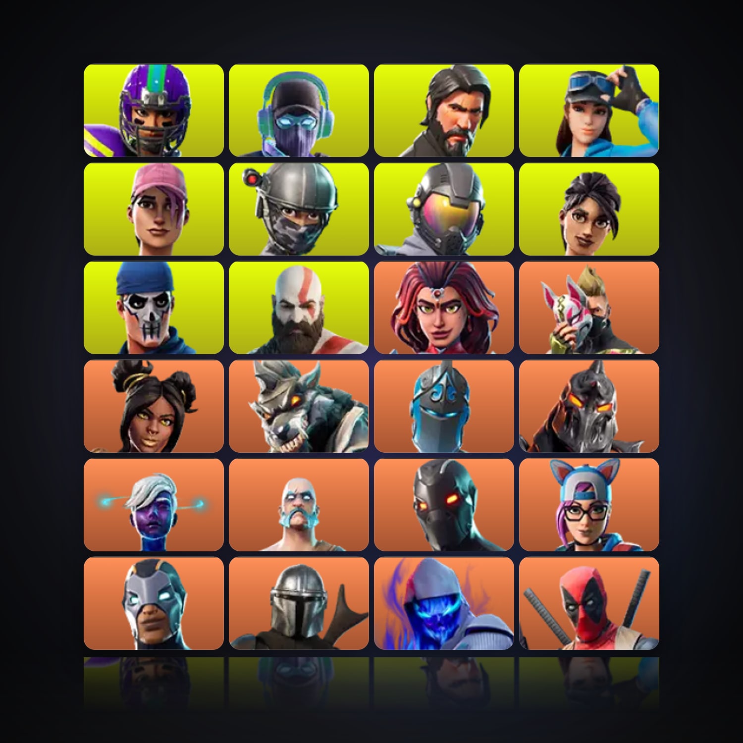 Fortnite | 237 Skins | 400 V-Bucks | Level 1673 | 348 Wins — HabibiAccounts