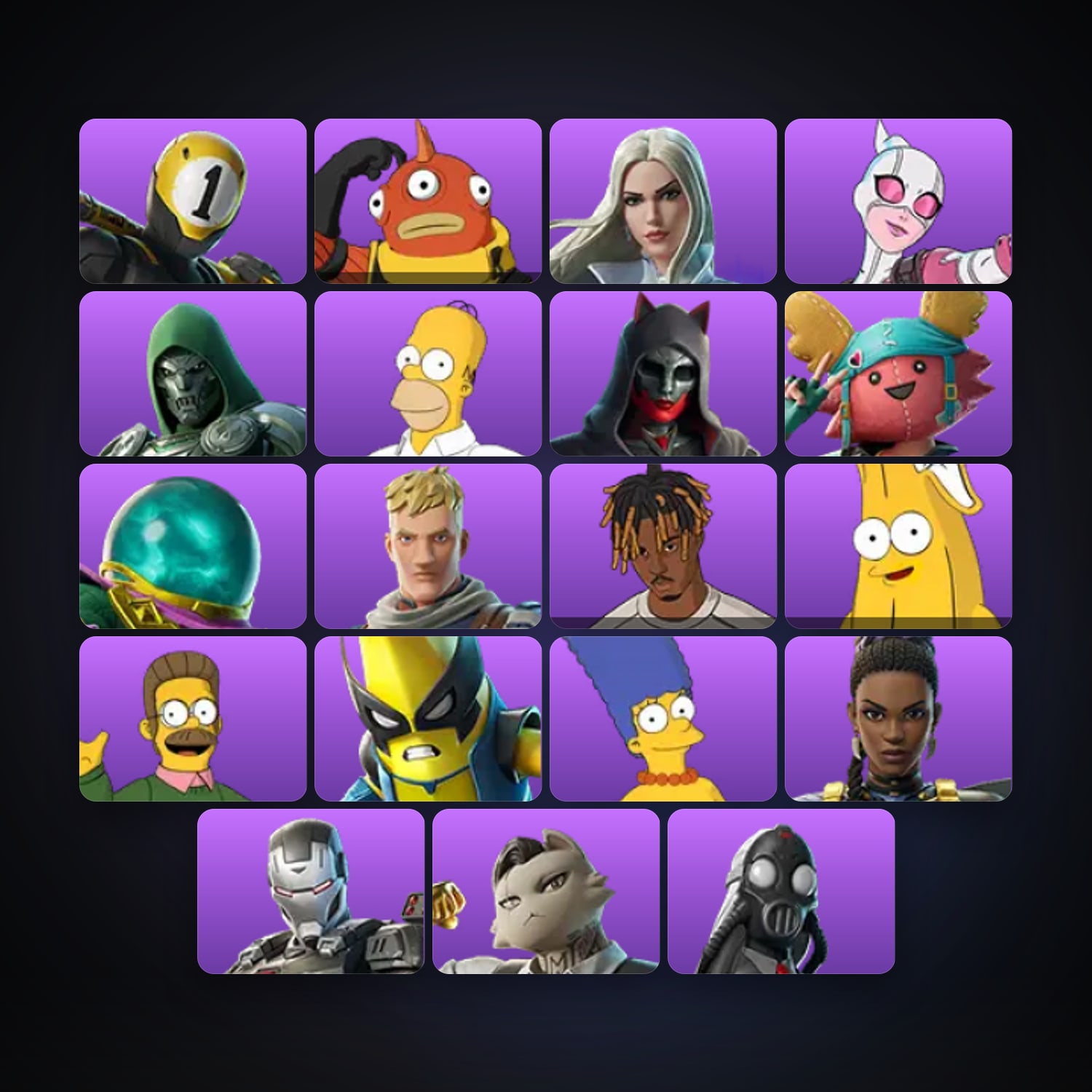 Fortnite | 19 Skins | 1.4K V-Bucks | Level 527 | 73 Wins — HabibiAccounts