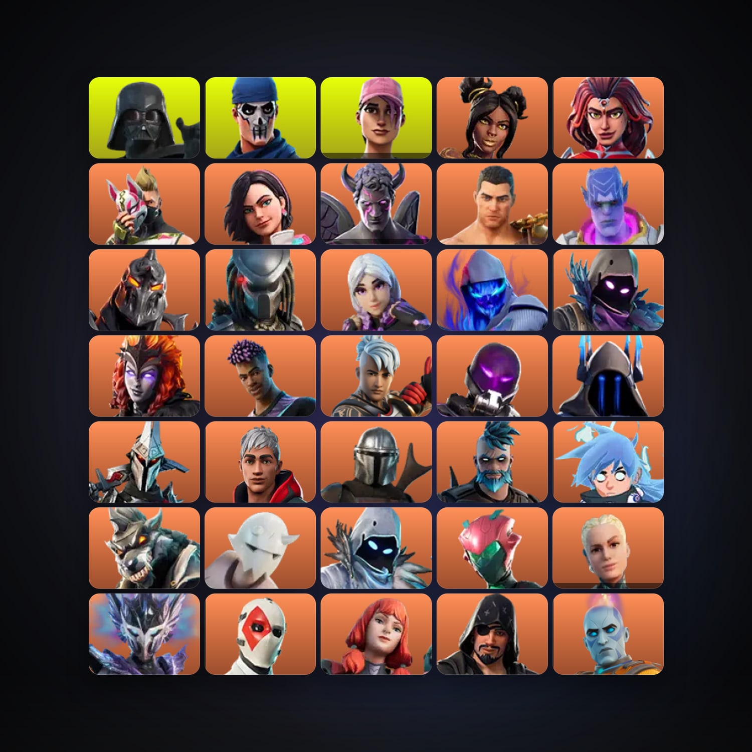 Fortnite | 378 Skins | 50 V-Bucks | Level 3558 | 455 Wins — HabibiAccounts