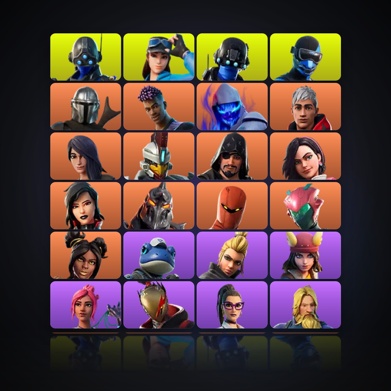 Fortnite | 71 Skins | 450 V-Bucks | Level 1481 | 190 Wins — HabibiAccounts