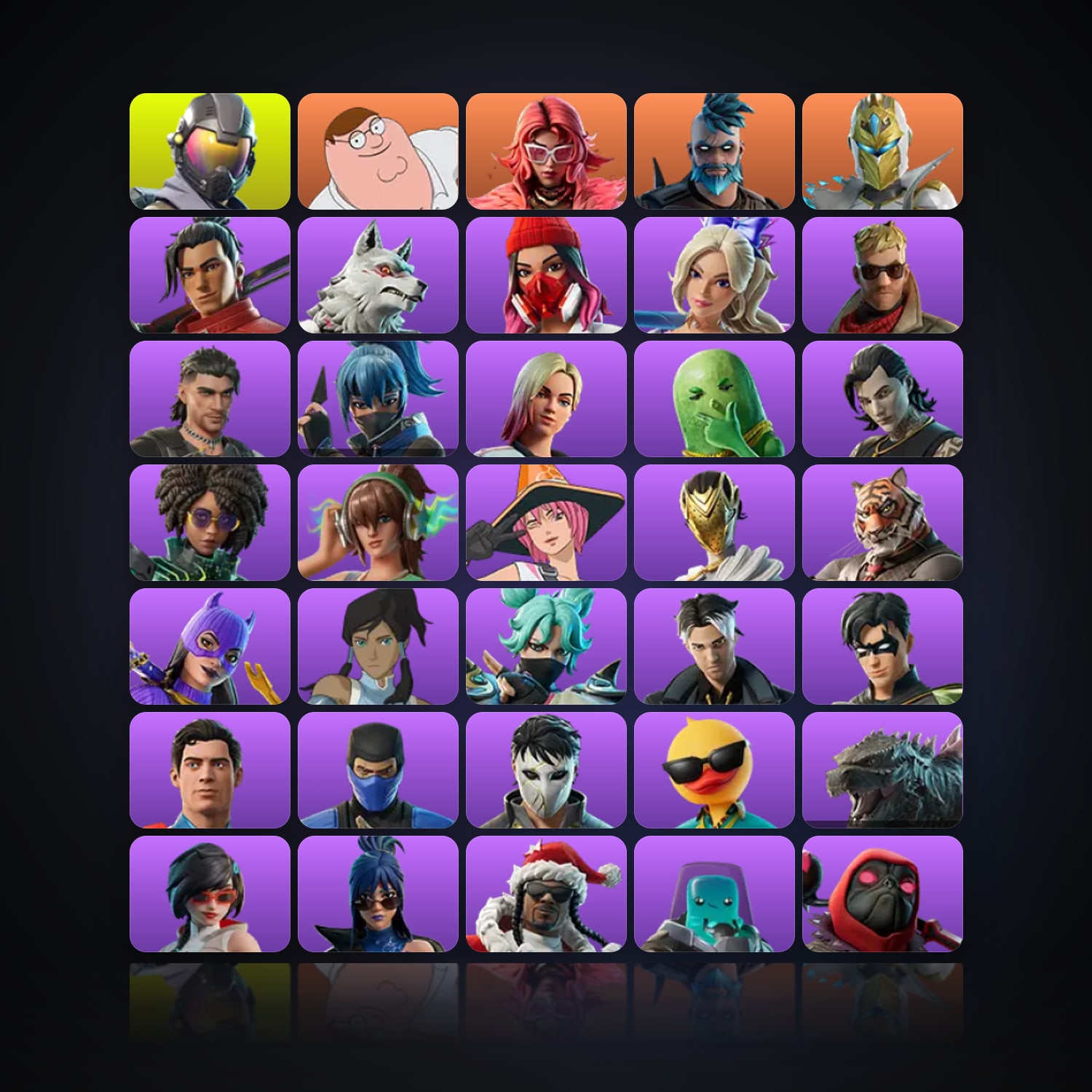 Fortnite | 59 Skins | 750 V-Bucks | Level 953 | 33 Wins — HabibiAccounts
