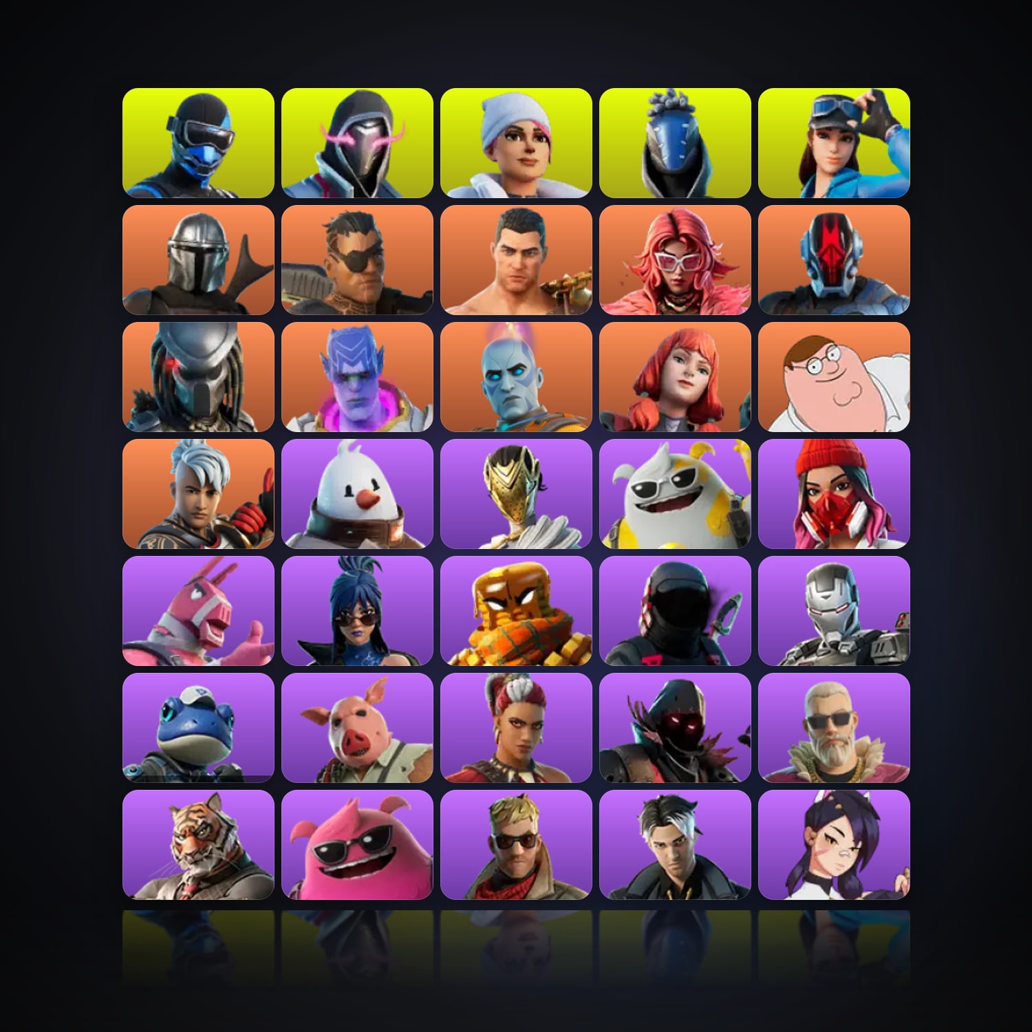 Fortnite | 83 Skins | Level 1811 | 134 Wins — HabibiAccounts