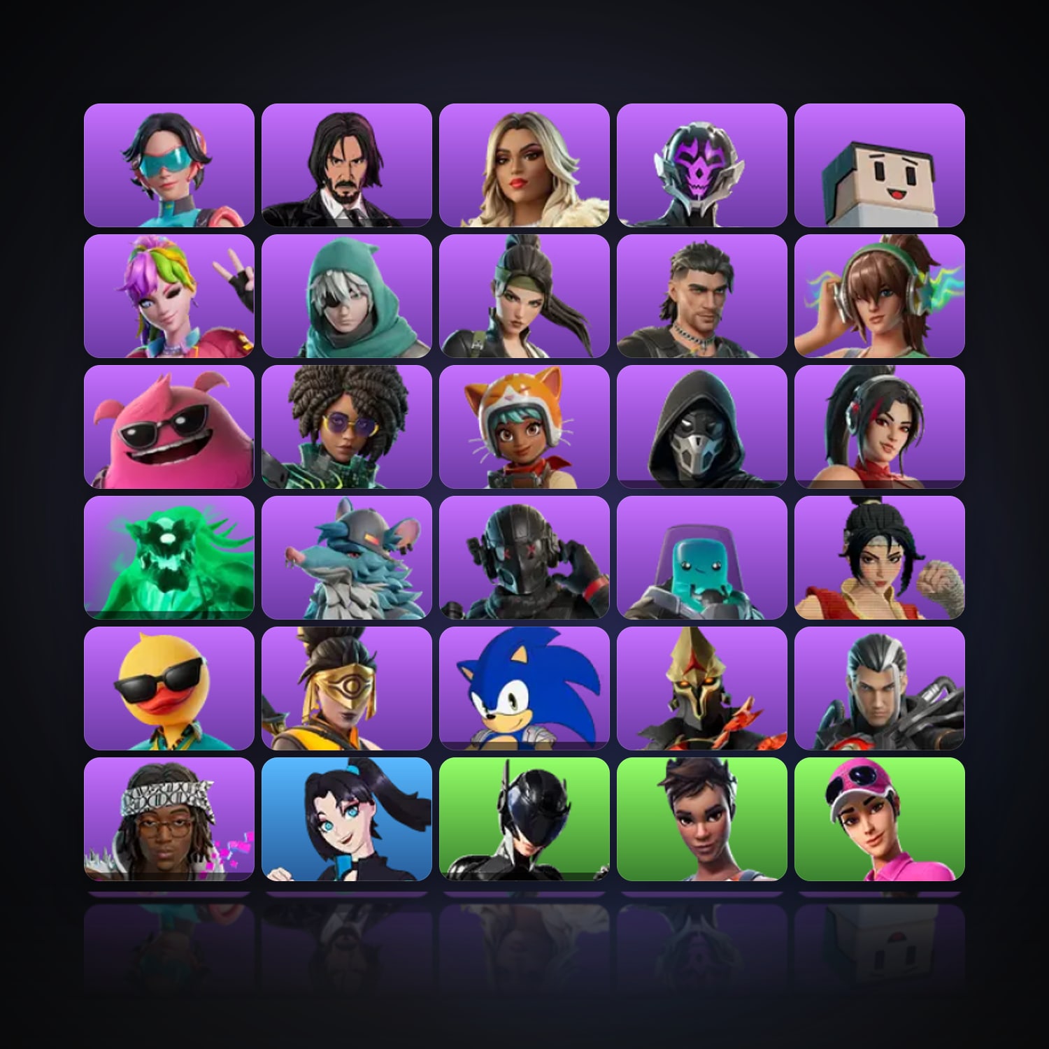 Fortnite | 30 Skins | 500 V-Bucks | Level 307 | 5 Wins — HabibiAccounts