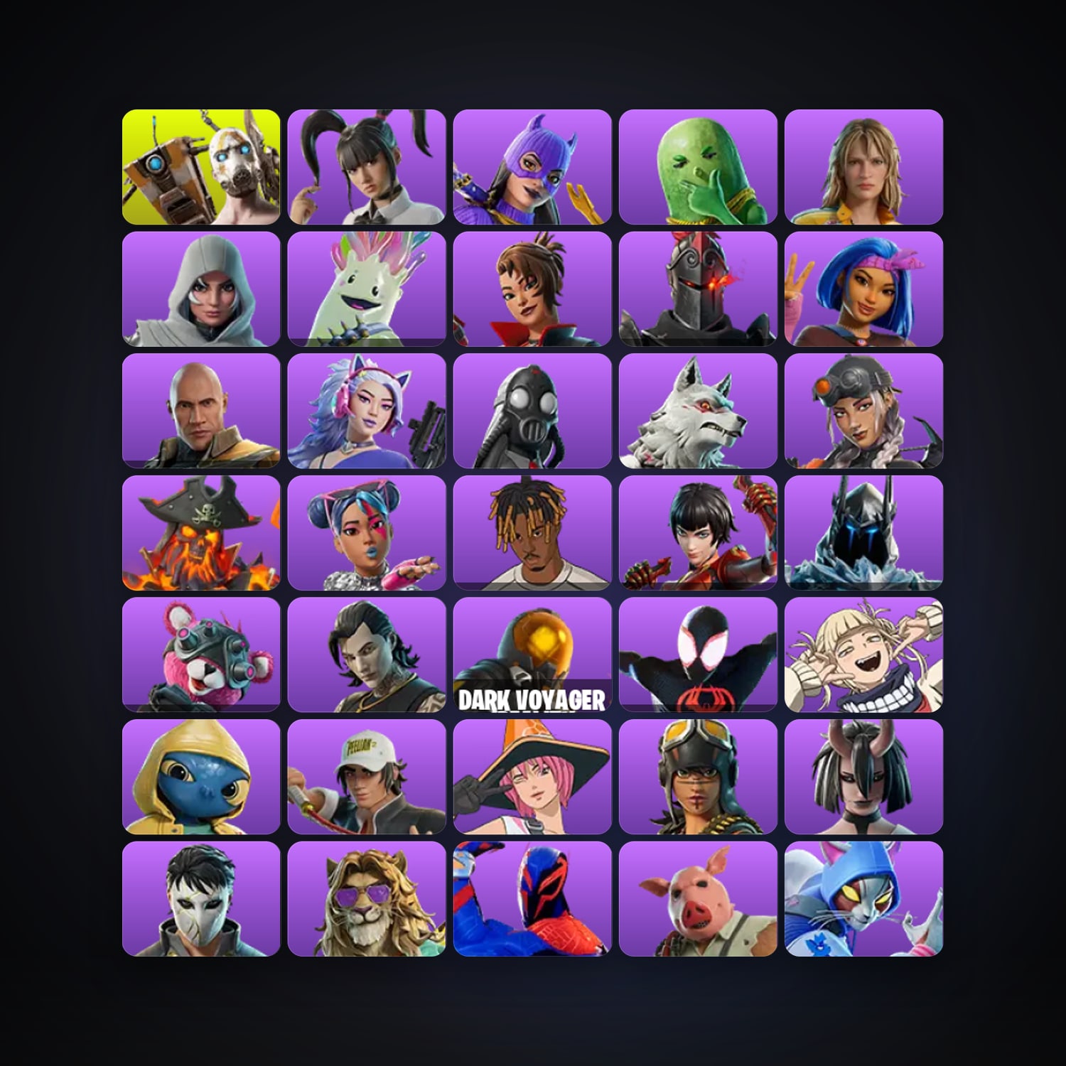 Fortnite | 72 Skins | 250 V-Bucks | Level 2292 | 71 Wins — HabibiAccounts