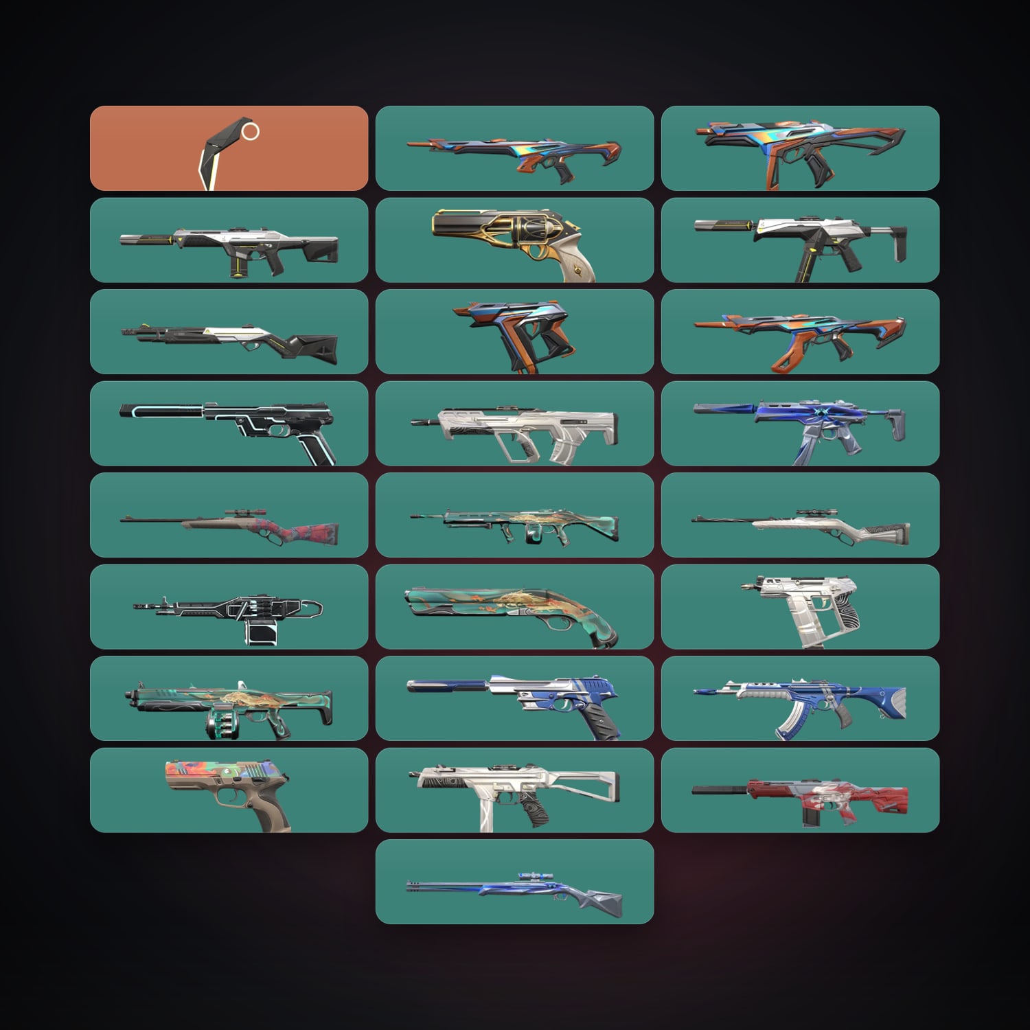 EU Bronze 2 locker — 1 knives, 26 skins, lvl 23 — HabibiAccounts