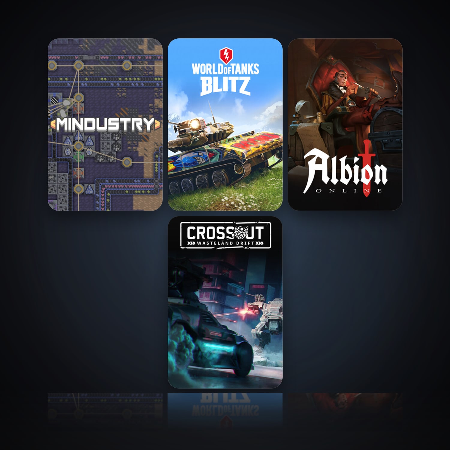 Mindustry & World of Tanks Blitz | 10 Games | Clean — HabibiAccounts