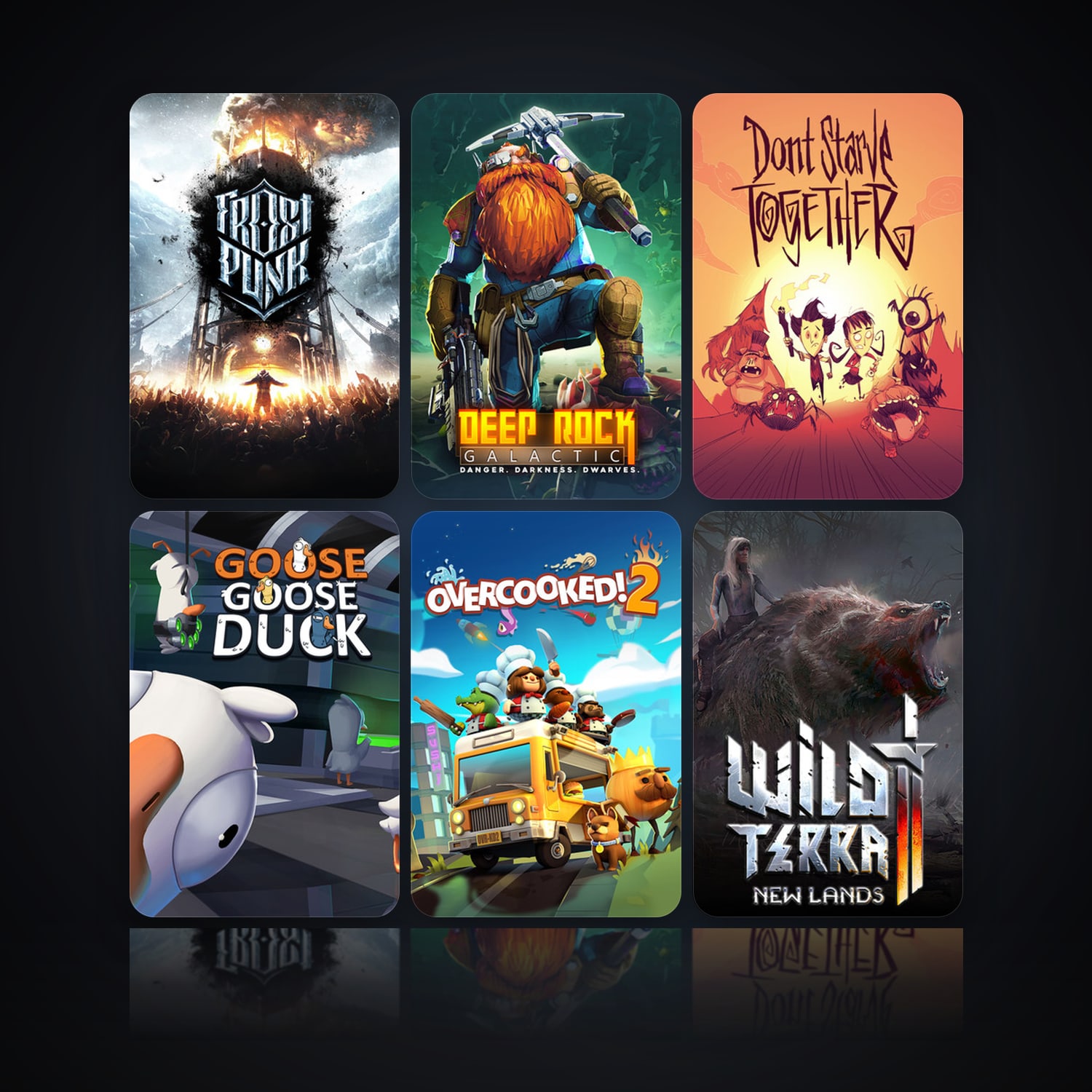 Frostpunk & Deep Rock Galactic | 12 Games | Clean — HabibiAccounts
