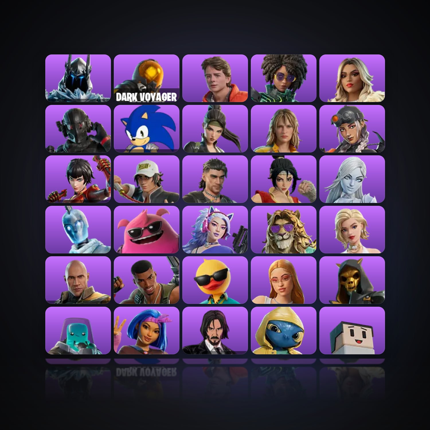 Fortnite | 33 Skins | 550 V-Bucks | Level 1152 | 185 Wins — HabibiAccounts