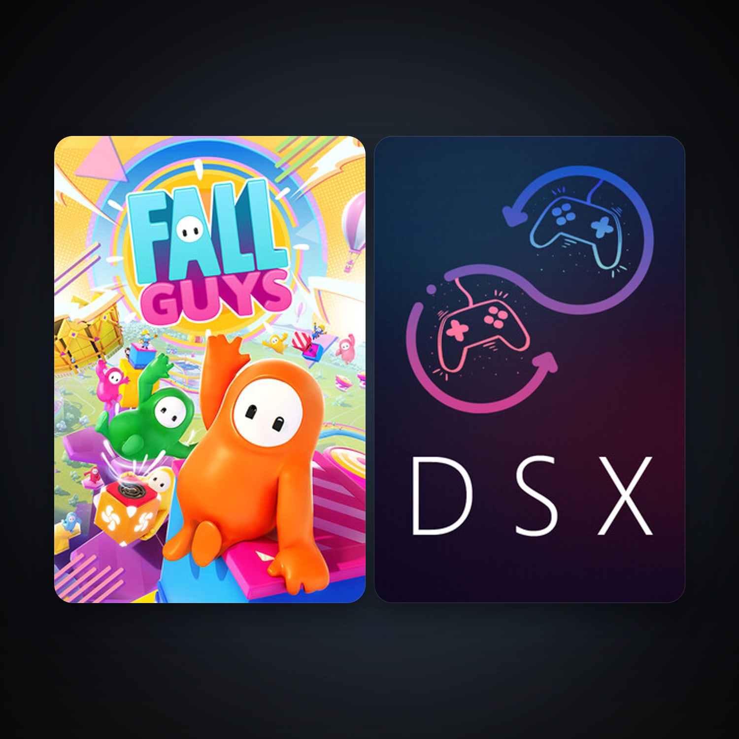 Fall Guys + DSX, 3 games, clean — HabibiAccounts