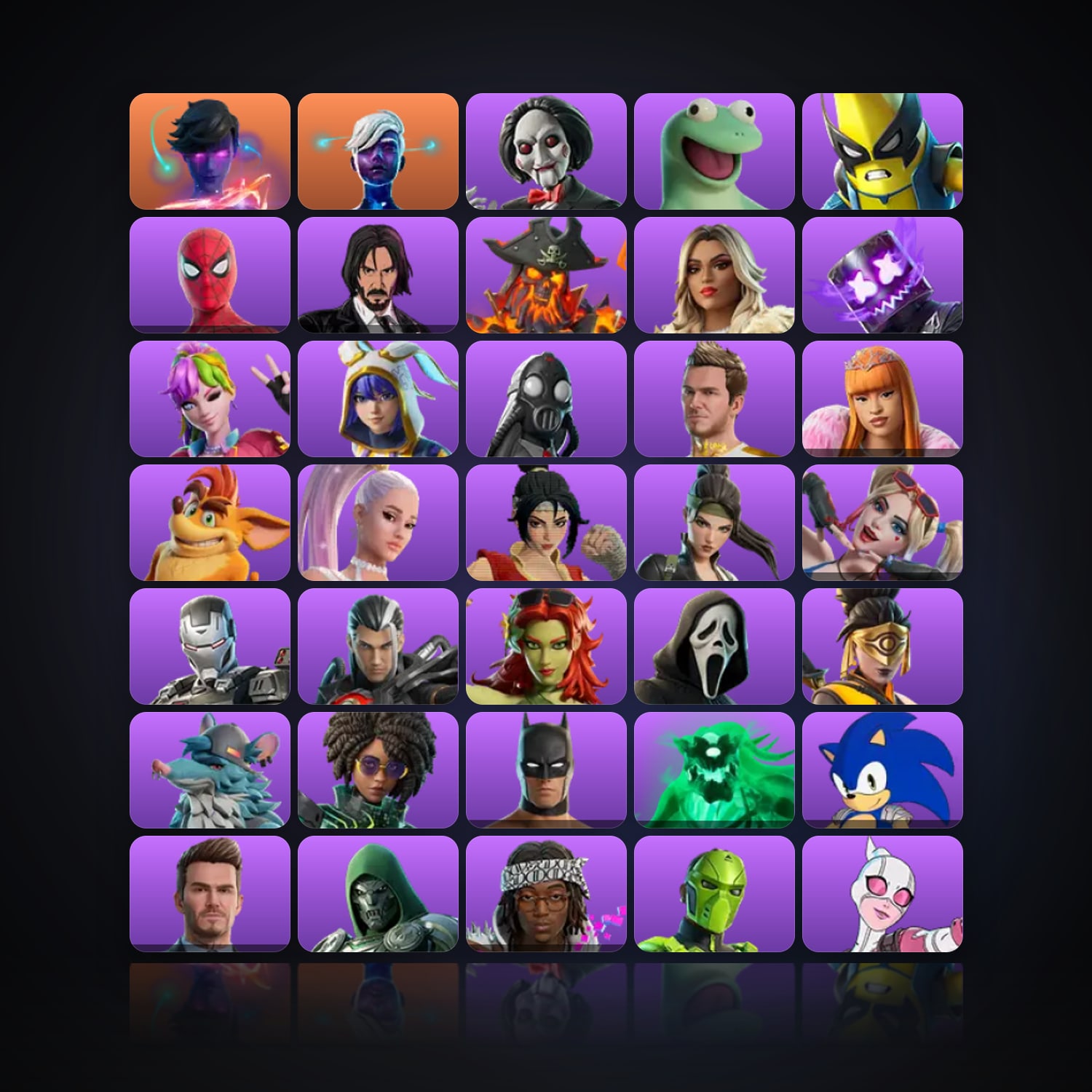 Fortnite | 66 Skins | 100 V-Bucks | Level 603 | 129 Wins — HabibiAccounts