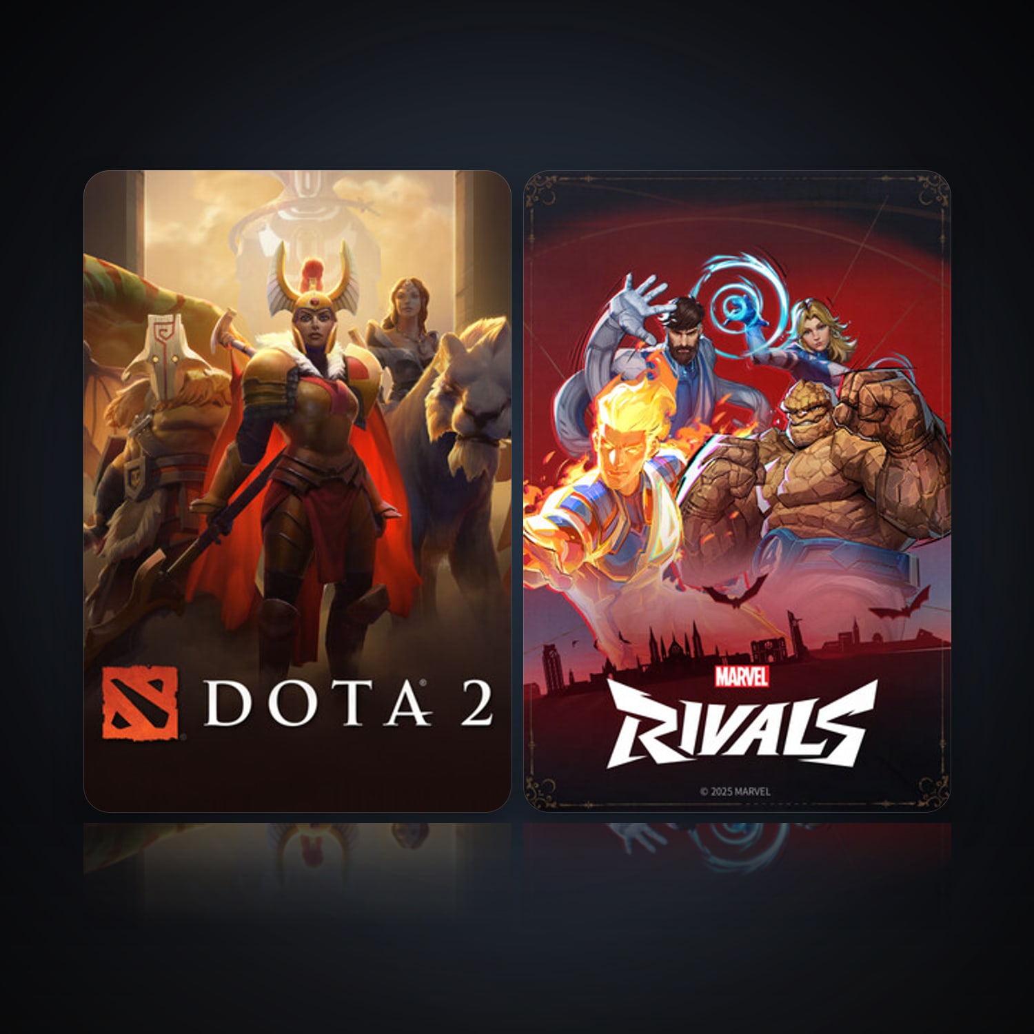 Dota 2 & Marvel Rivals — HabibiAccounts