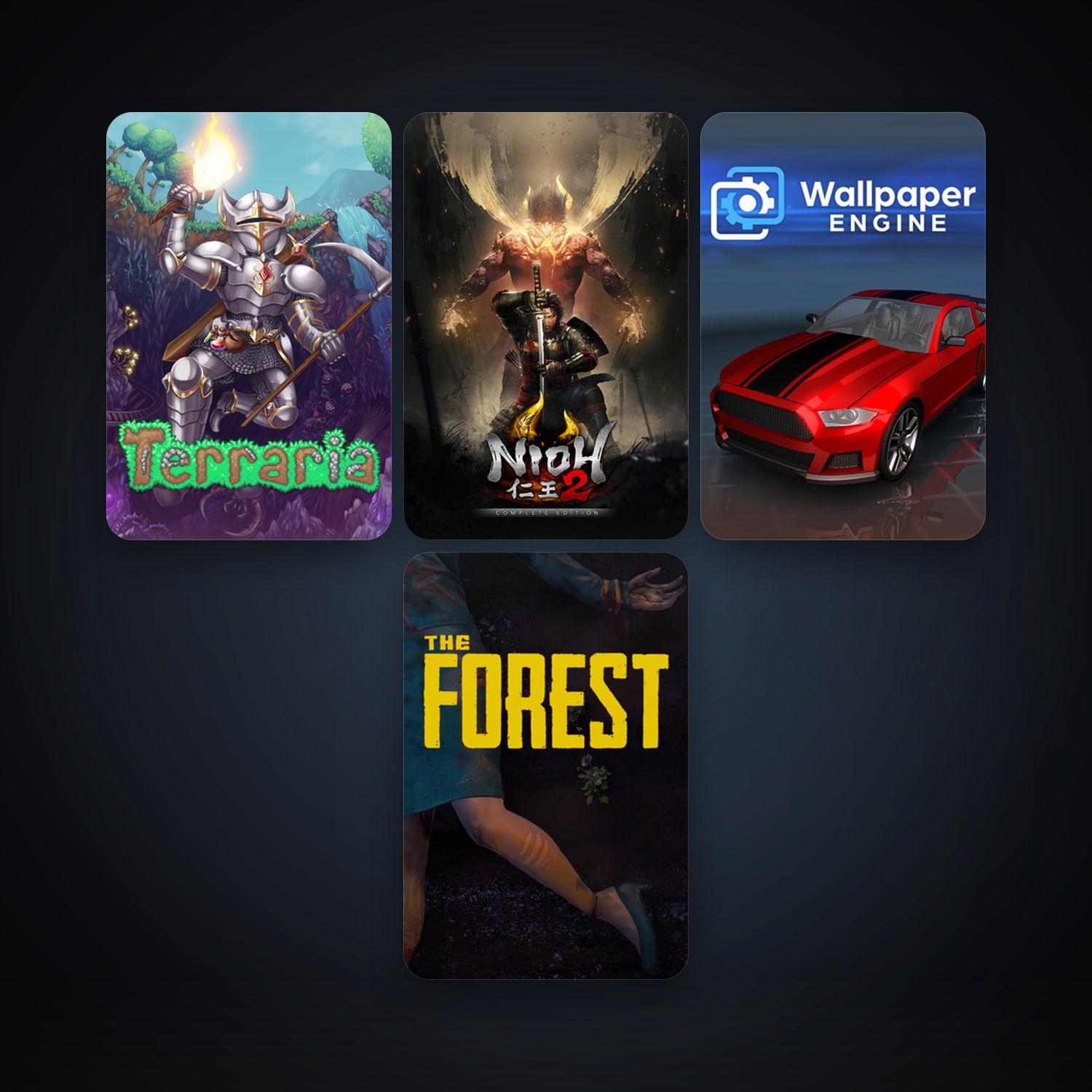 Terraria + The Forest, 6 games, clean — HabibiAccounts