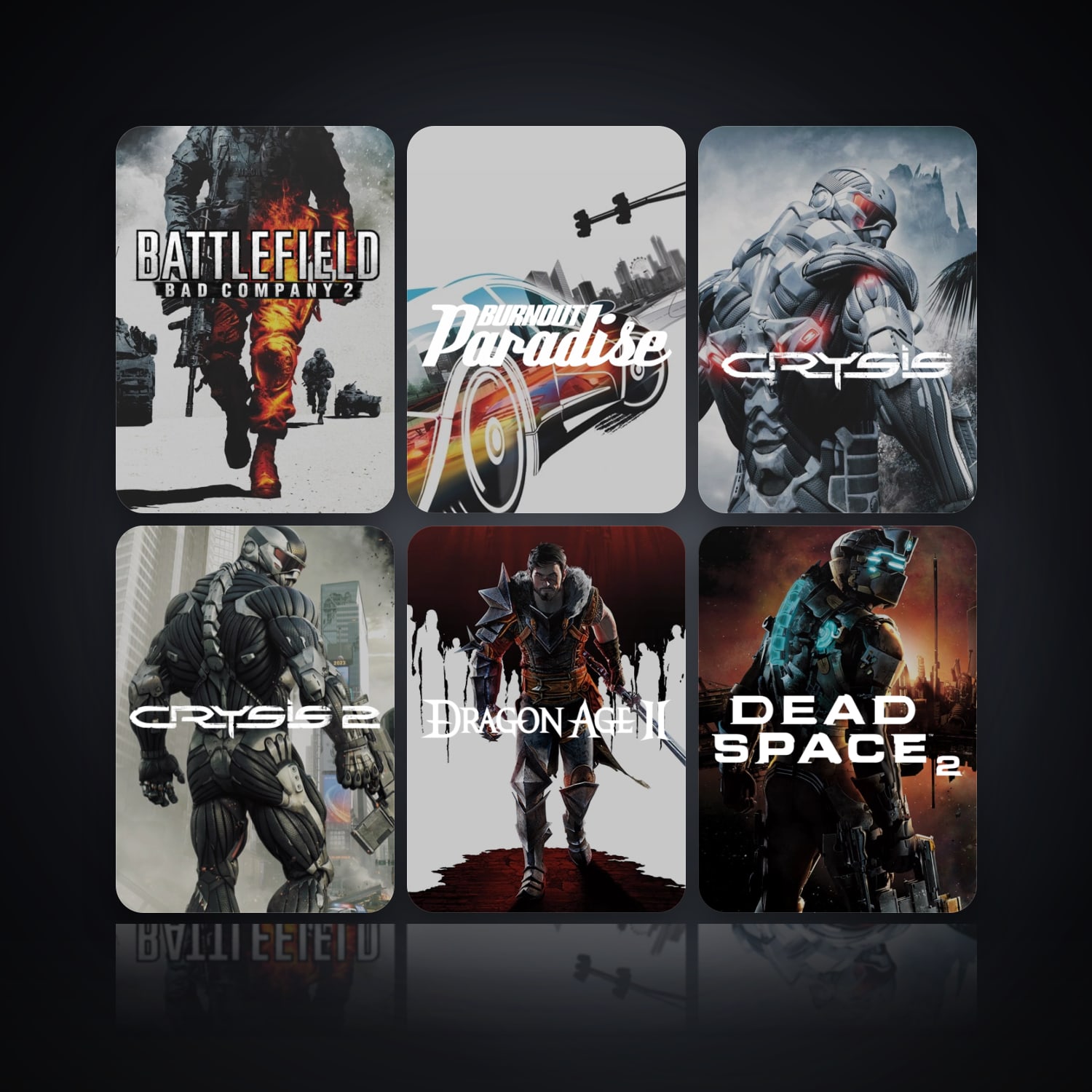 Battlefield: Bad Company 2 & Burnout Paradise | 12 Games — HabibiAccounts