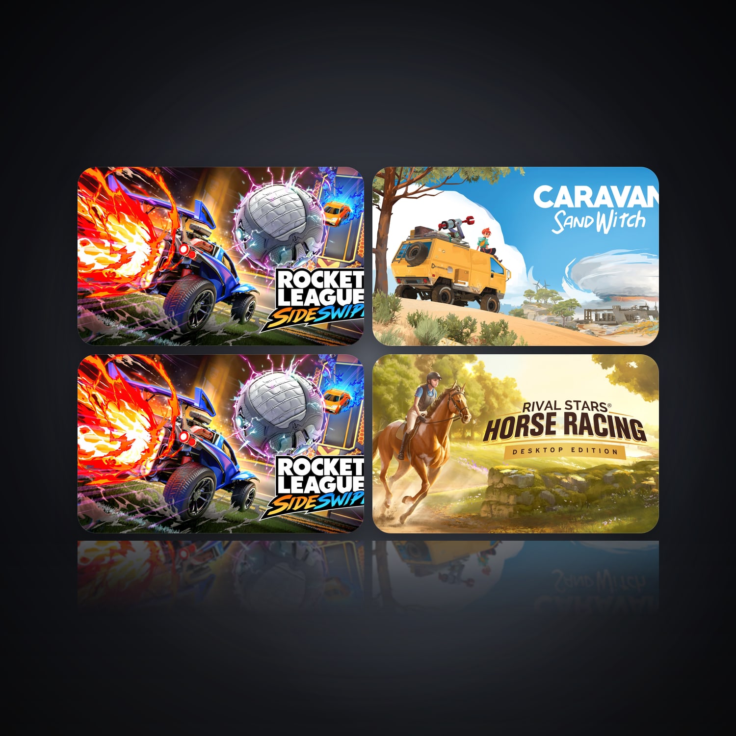 Rocket League Sideswipe & Caravan SandWitch | 4 Games — HabibiAccounts