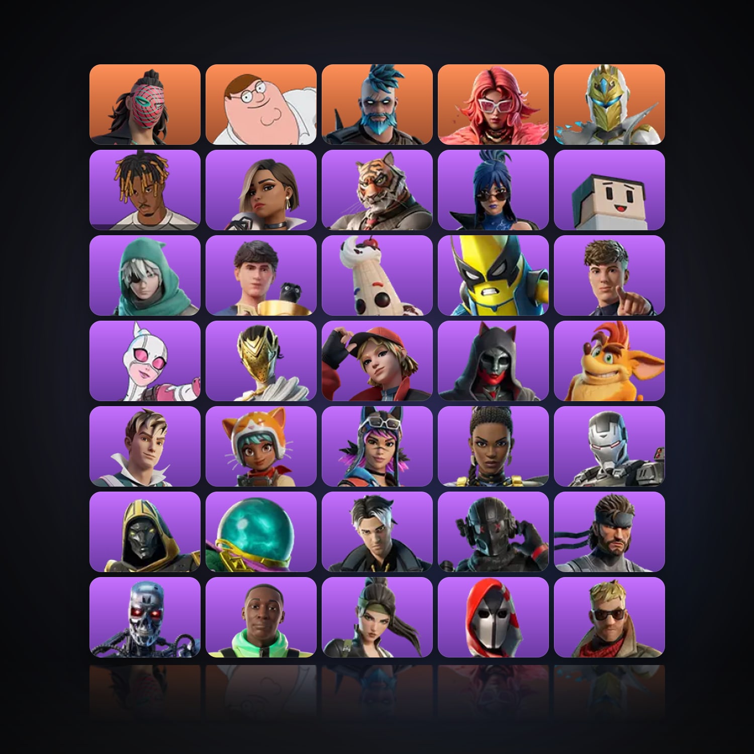 Fortnite | 62 Skins | Level 2902 | 183 Wins — HabibiAccounts