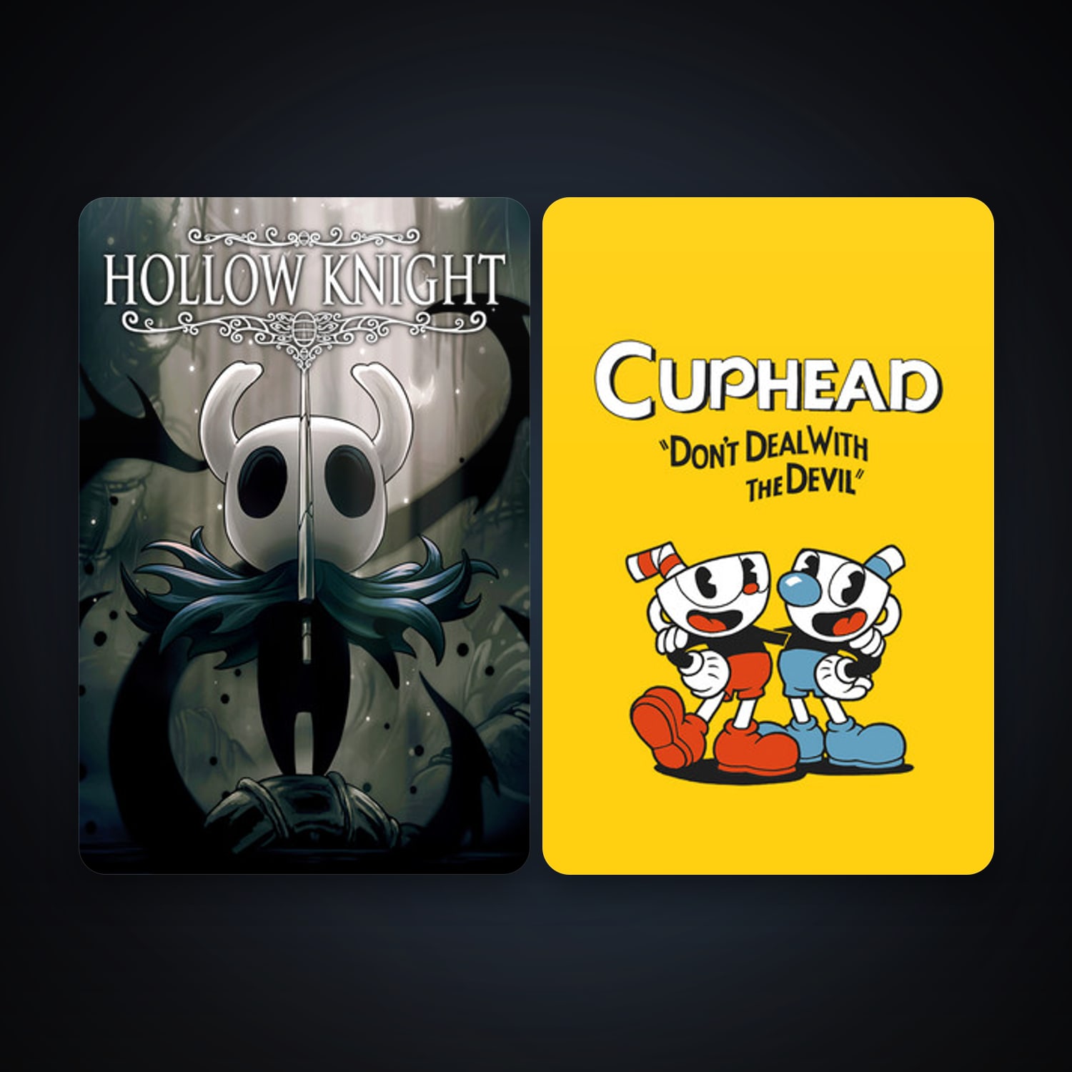 Cuphead + Hollow Knight, 2 games, clean — HabibiAccounts