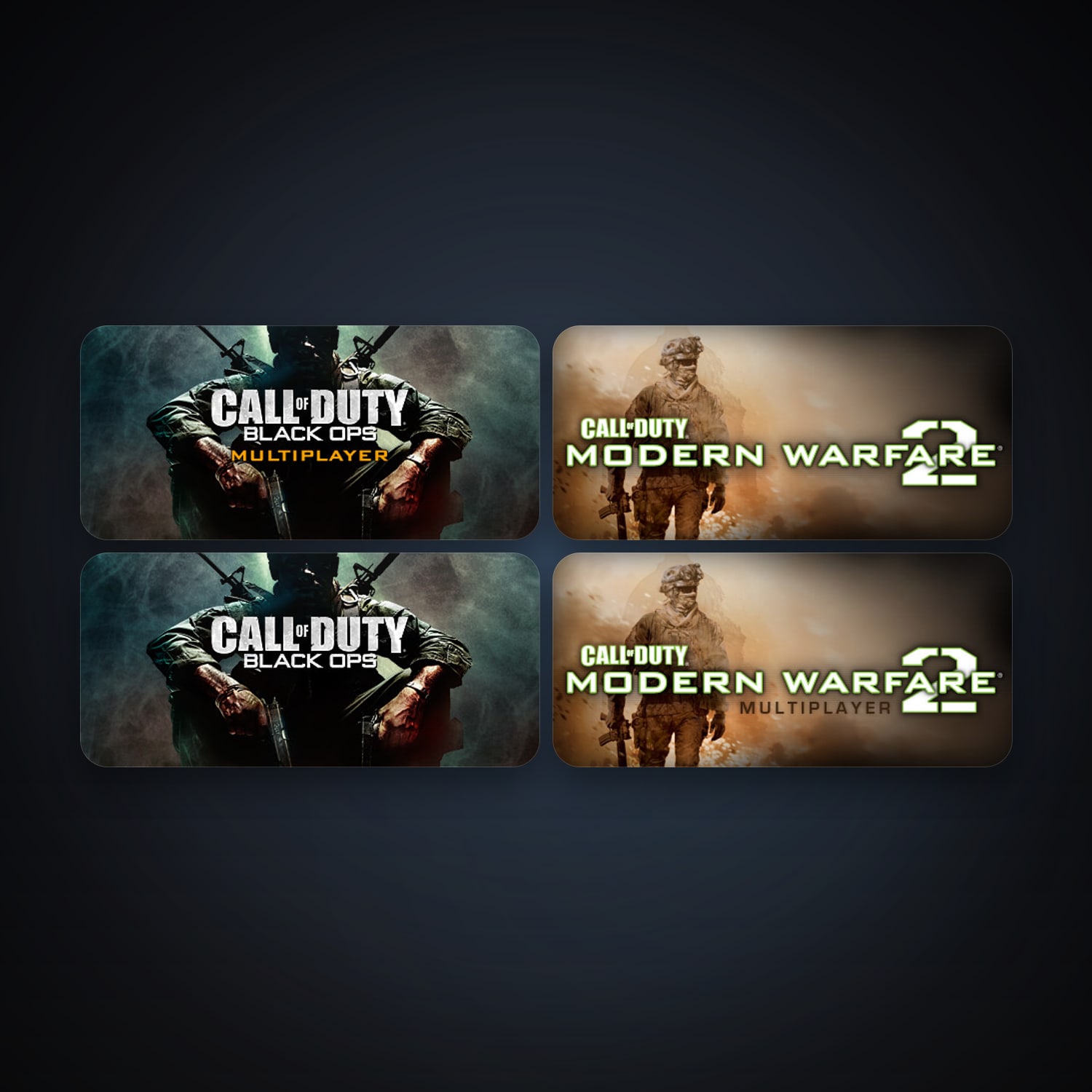 Call of Duty: Black Ops Multiplayer & Call of Duty: Modern Warfare 2 (2009) — HabibiAccounts
