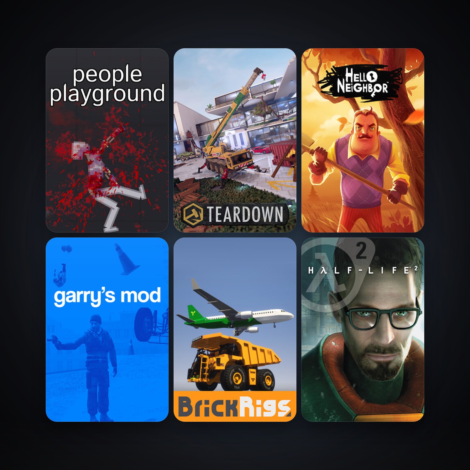 Half-Life 2 + Garry's Mod, 14 games, clean — HabibiAccounts