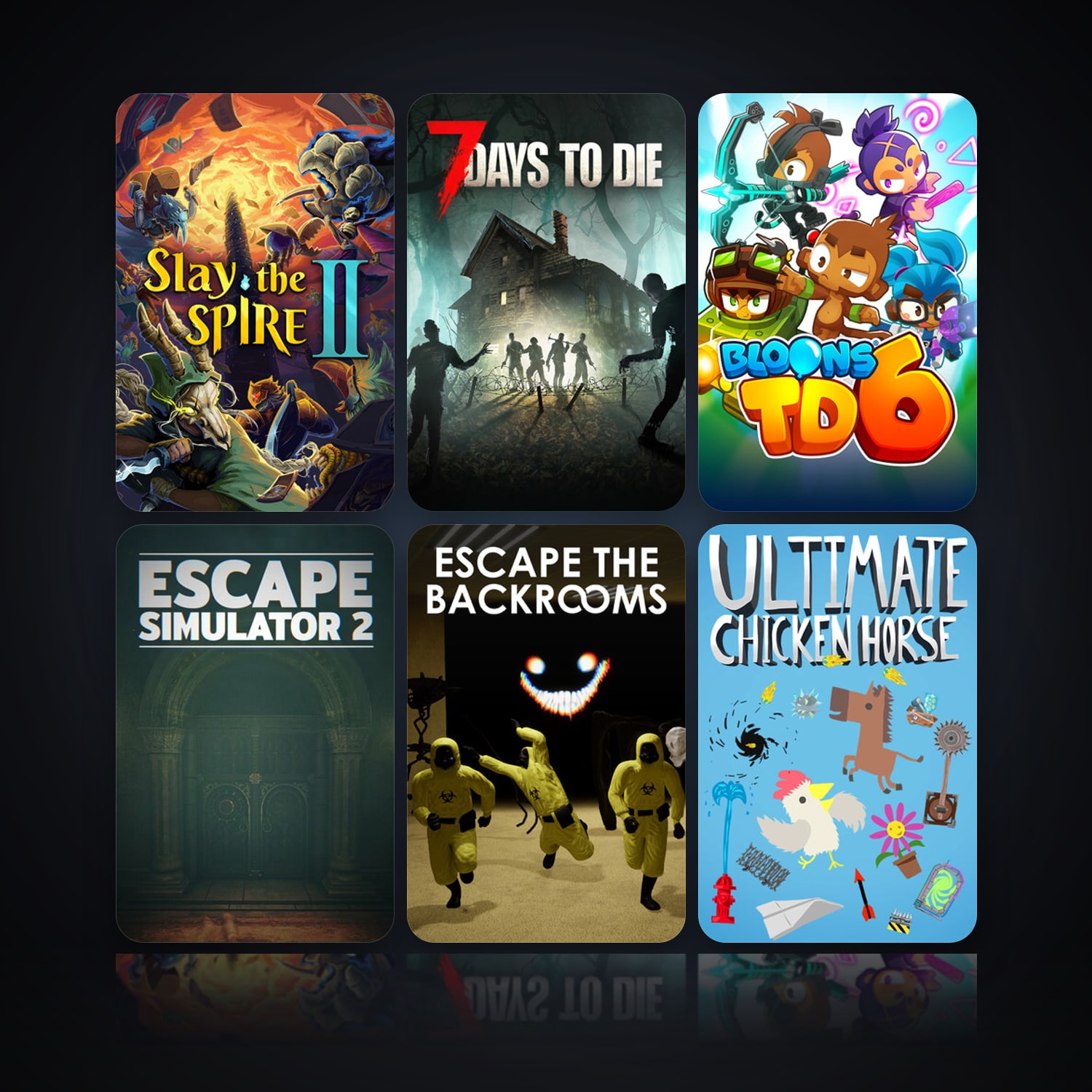 Slay the Spire 2 & 7 Days to Die | 10 Games | Clean — HabibiAccounts