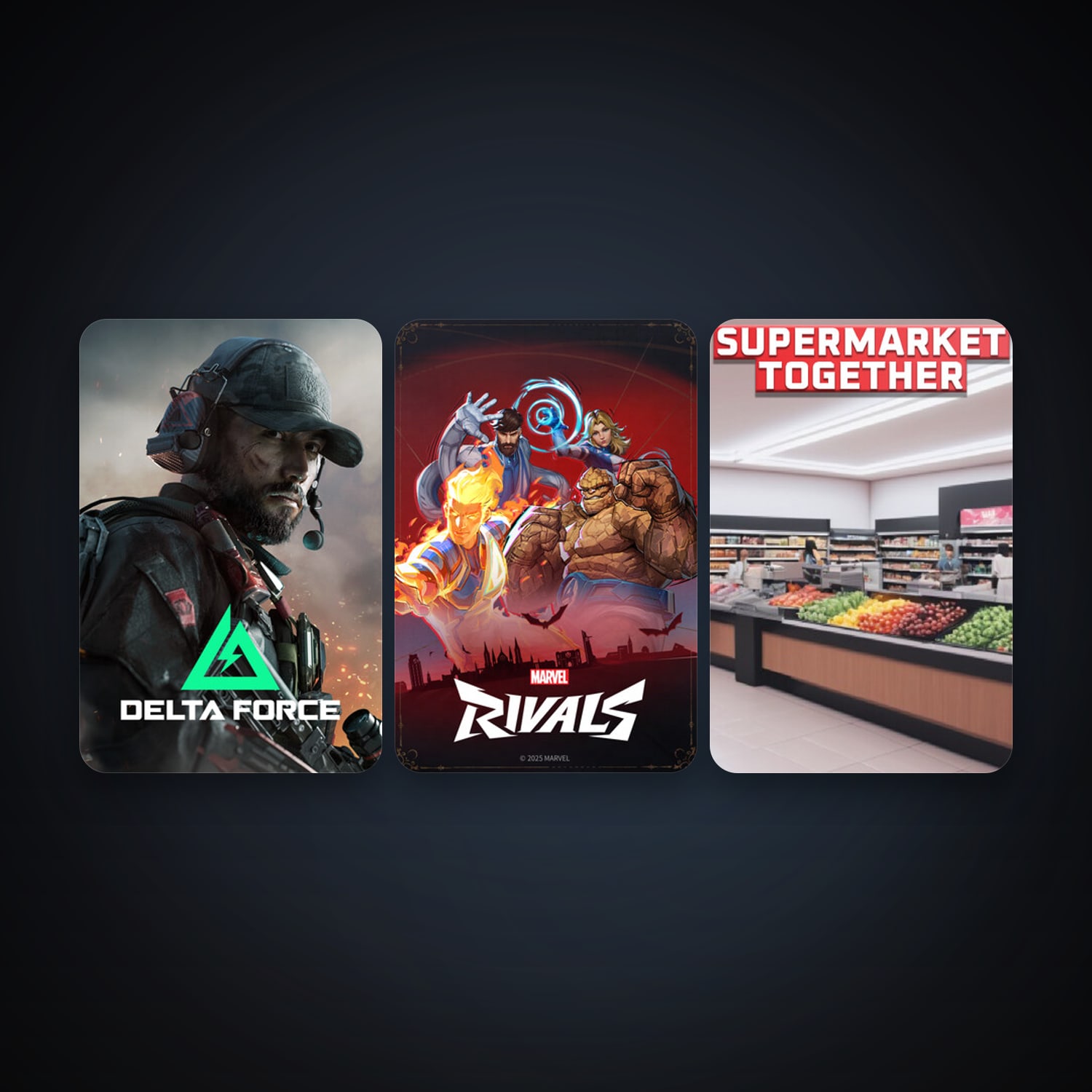 Delta Force: Hawk Ops + Supermarket Together, 11 games, clean — HabibiAccounts