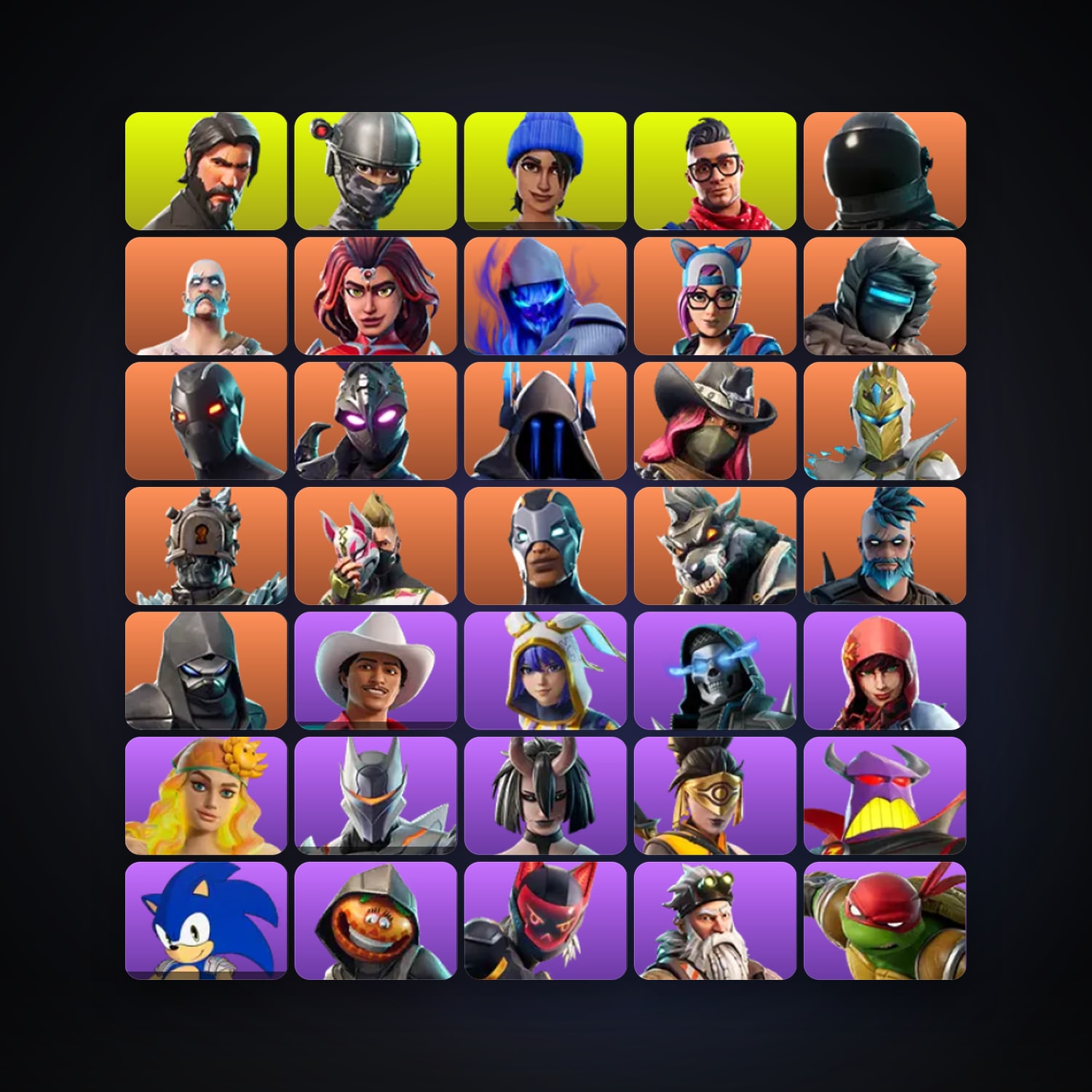 Fortnite | 151 Skins | 1.7K V-Bucks | Level 1055 | 112 Wins — HabibiAccounts